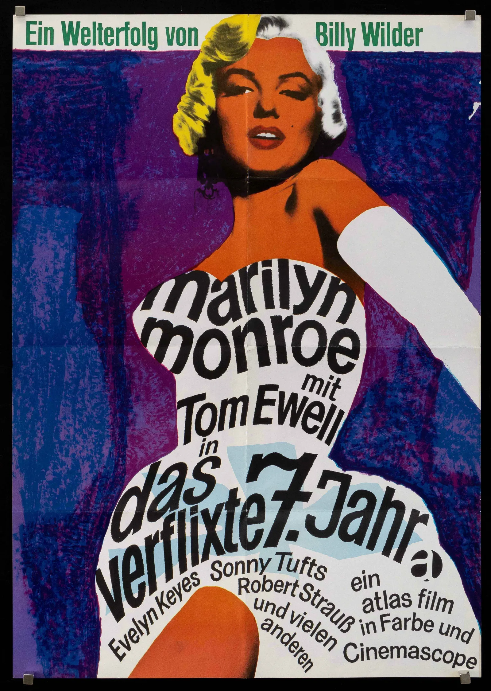 Marilyn Monroe: Das Verflixte 7. Jahr metal tablo