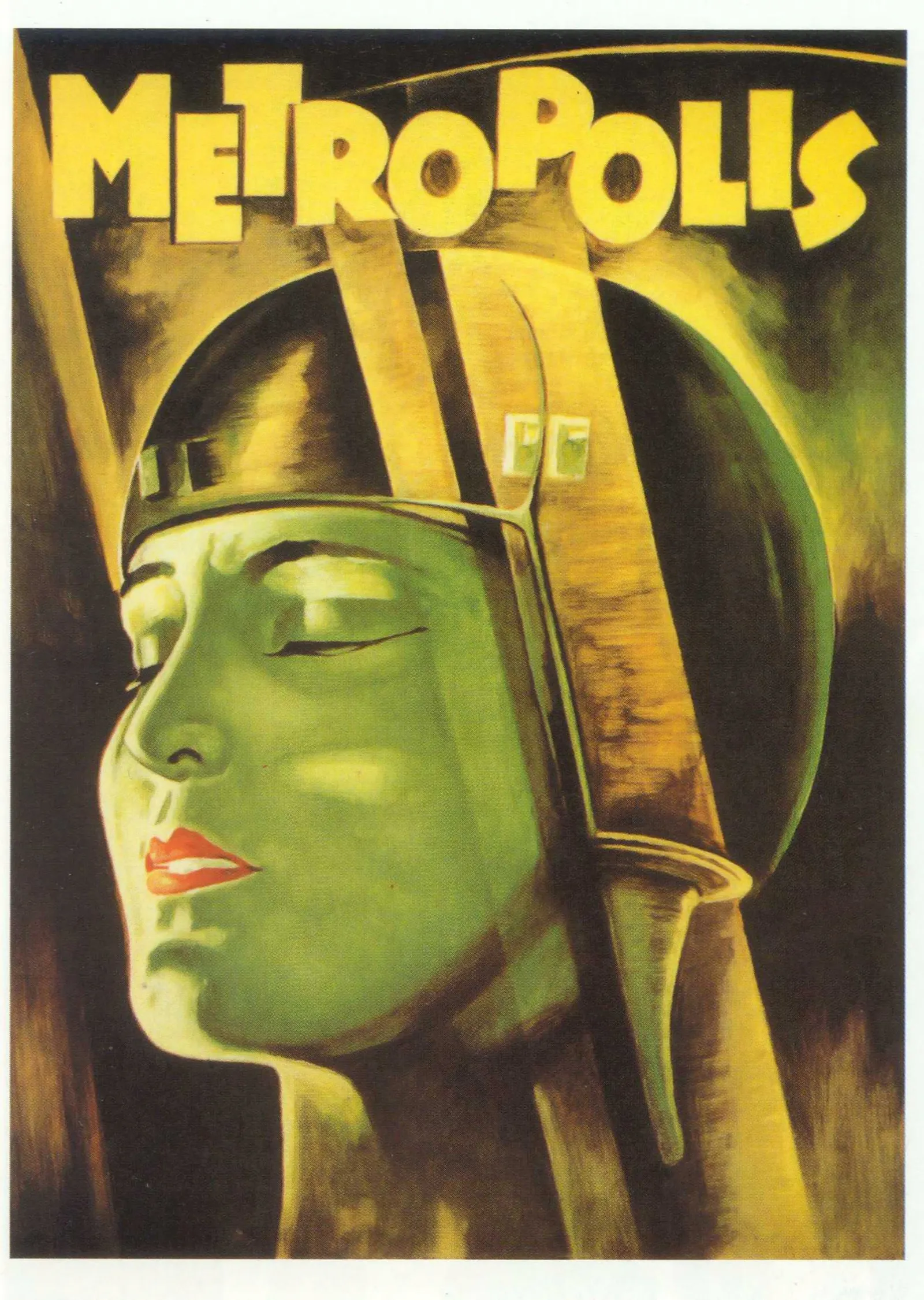 Metropolis Film metal tablo