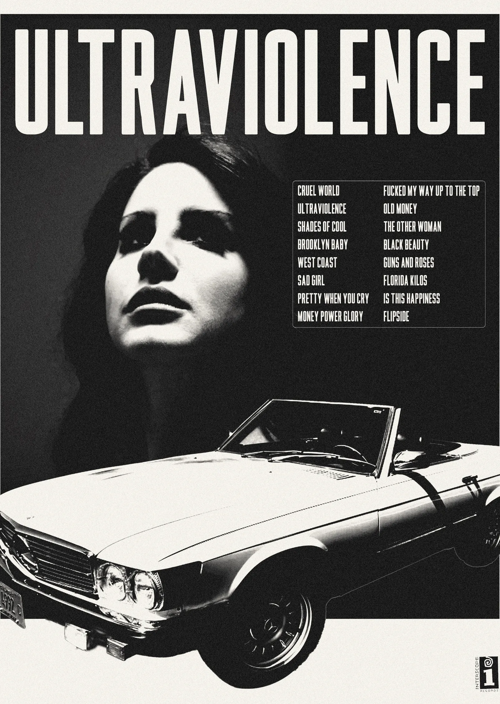 ULTRAVIOLENCE metal tablo