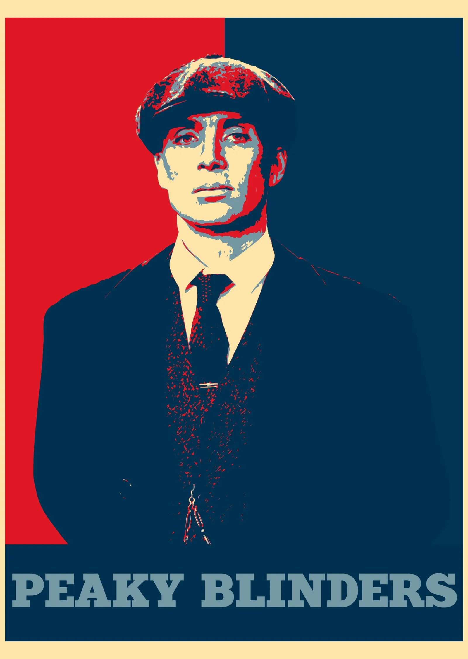 Peaky Blinders Fan metal tablo