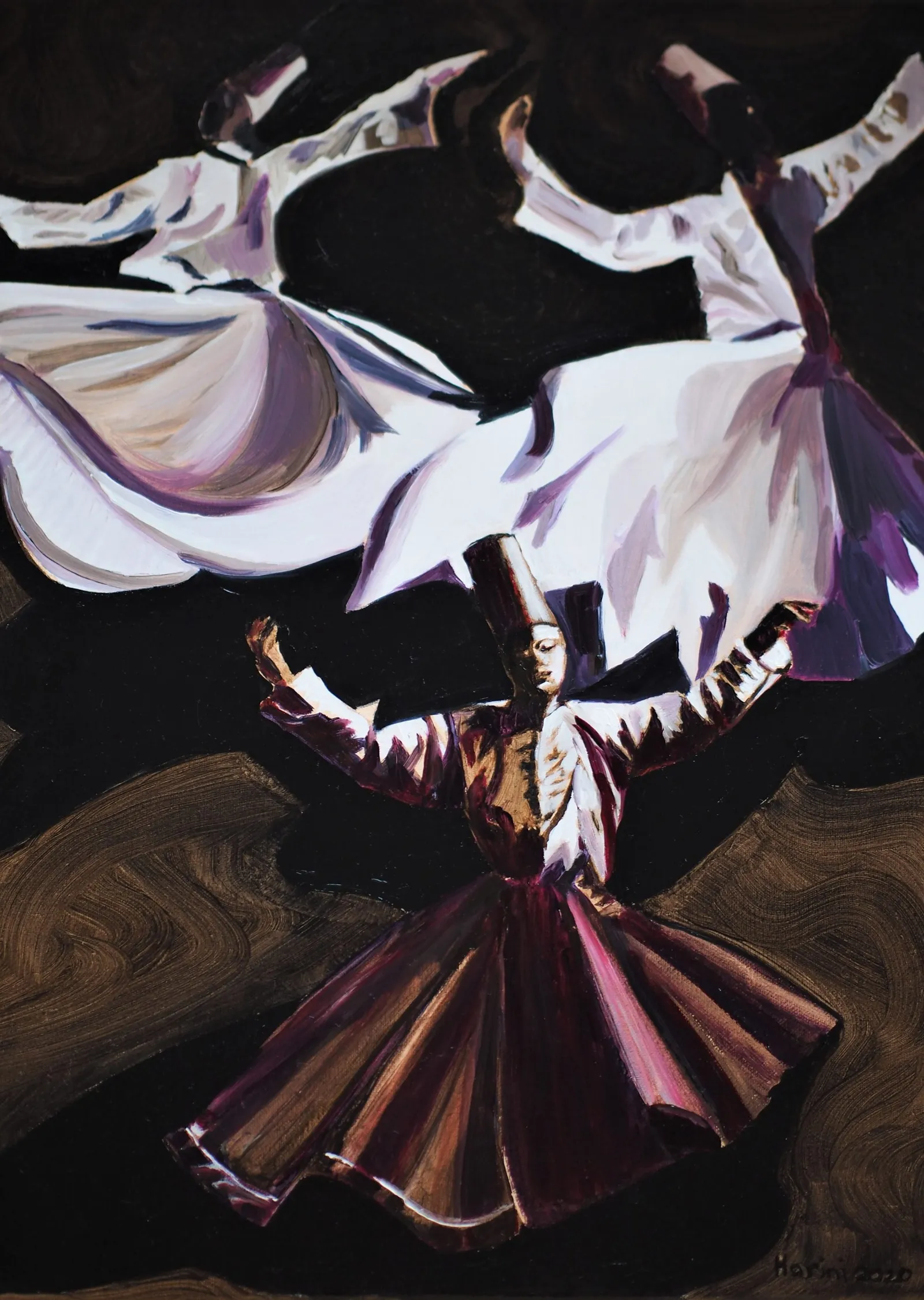 32. Mevlana Sufi Dervish Dance: İstanbul metal tablo