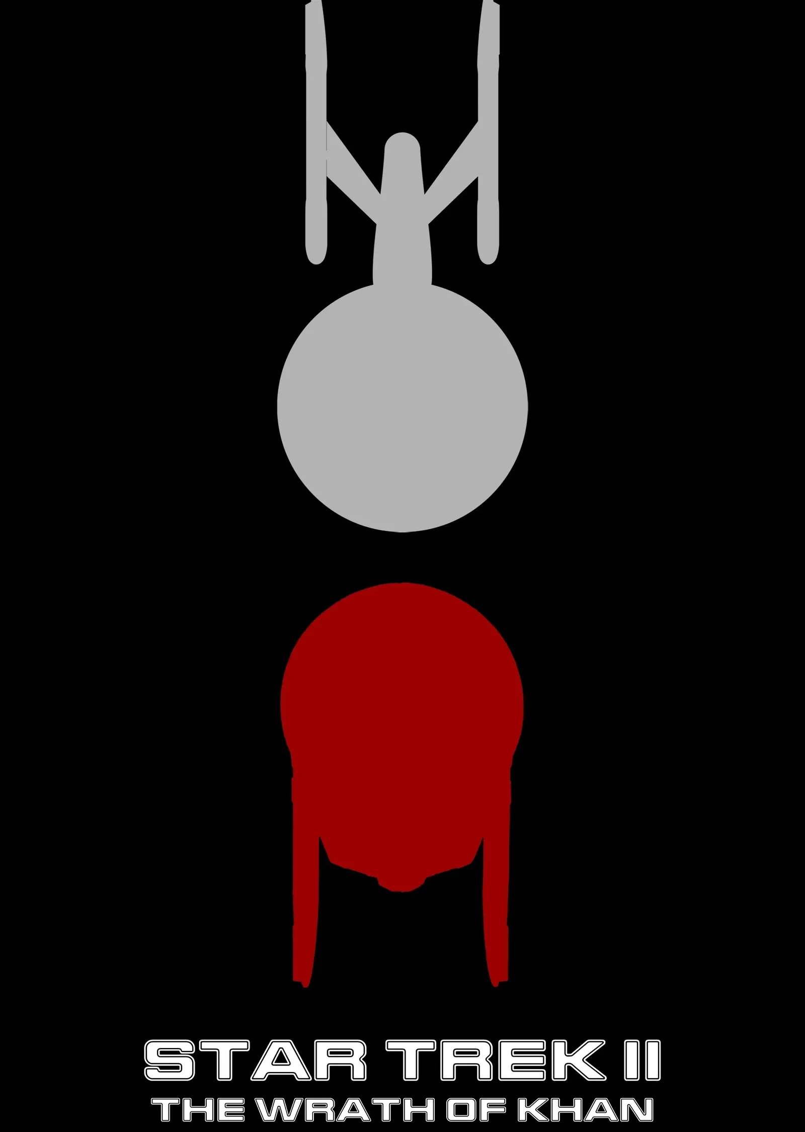 Star Trek II: The Wrath of Khan metal tablo