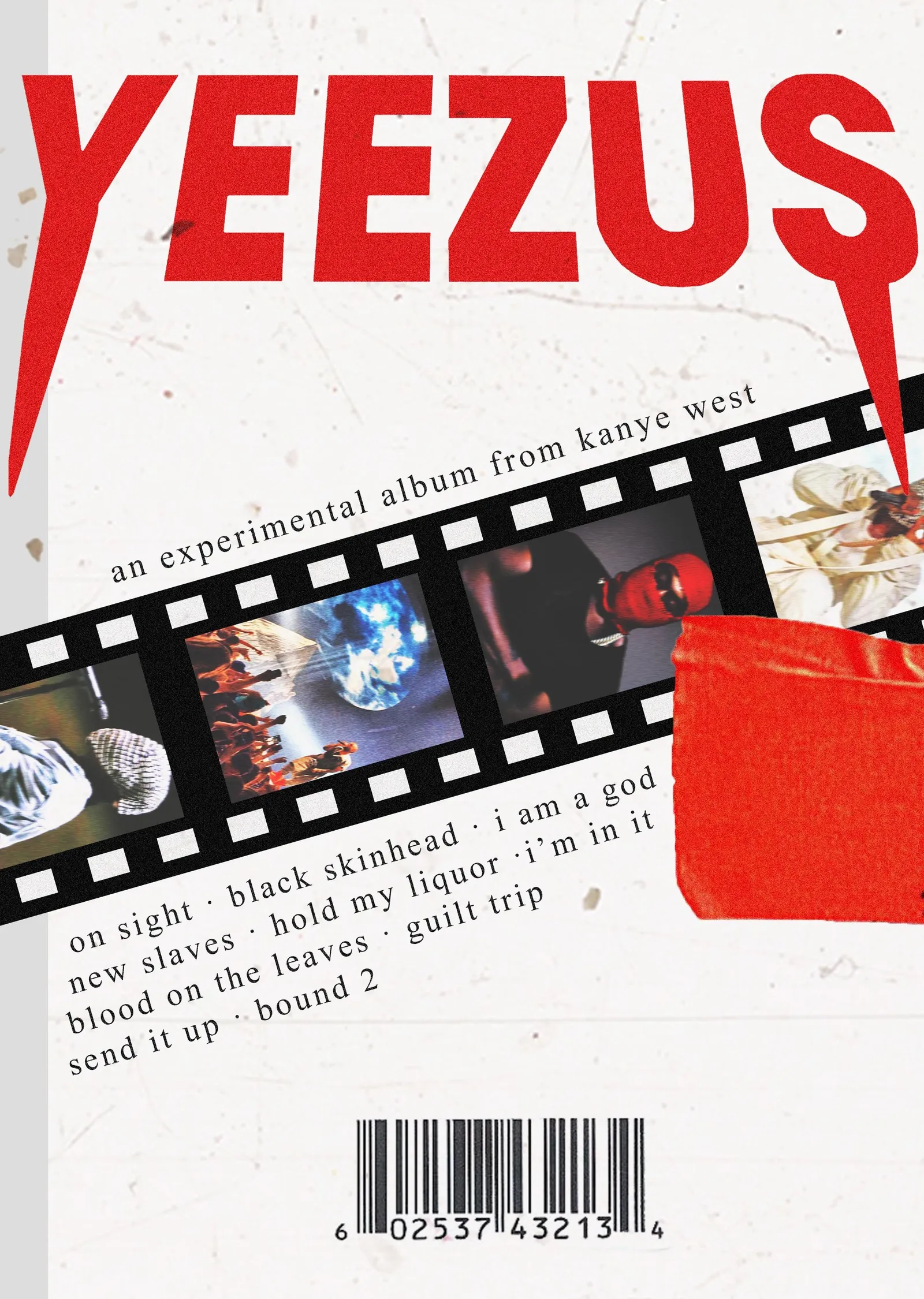 Yeezus metal tablo
