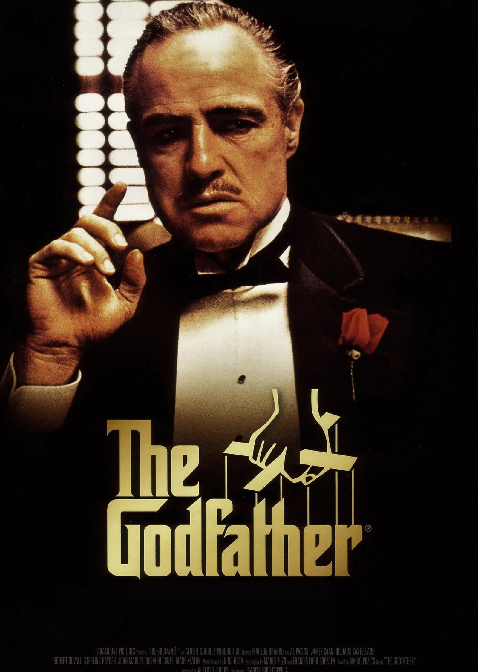 The Godfather - Marlon Brando metal tablo