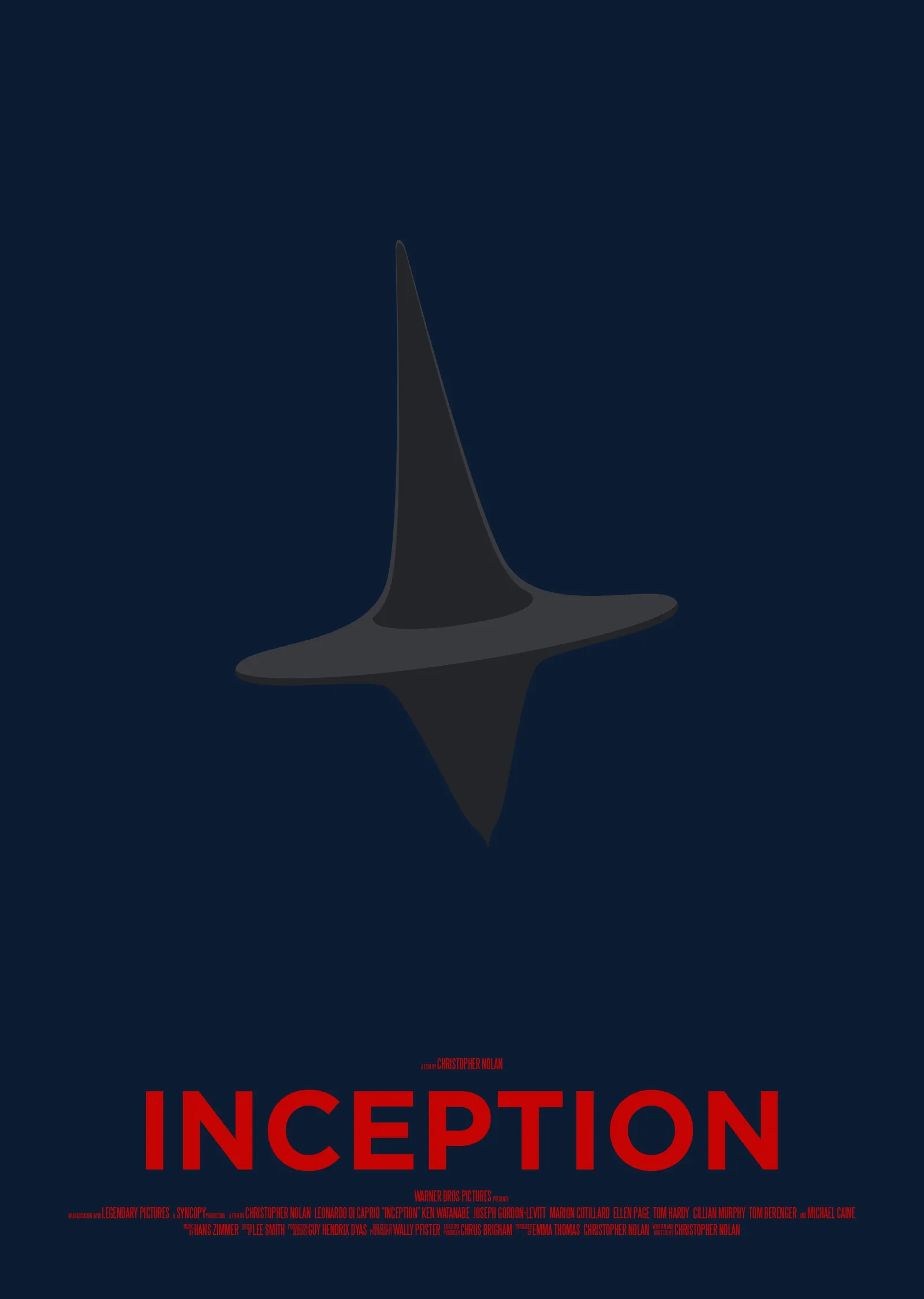 Inception Film metal tablo