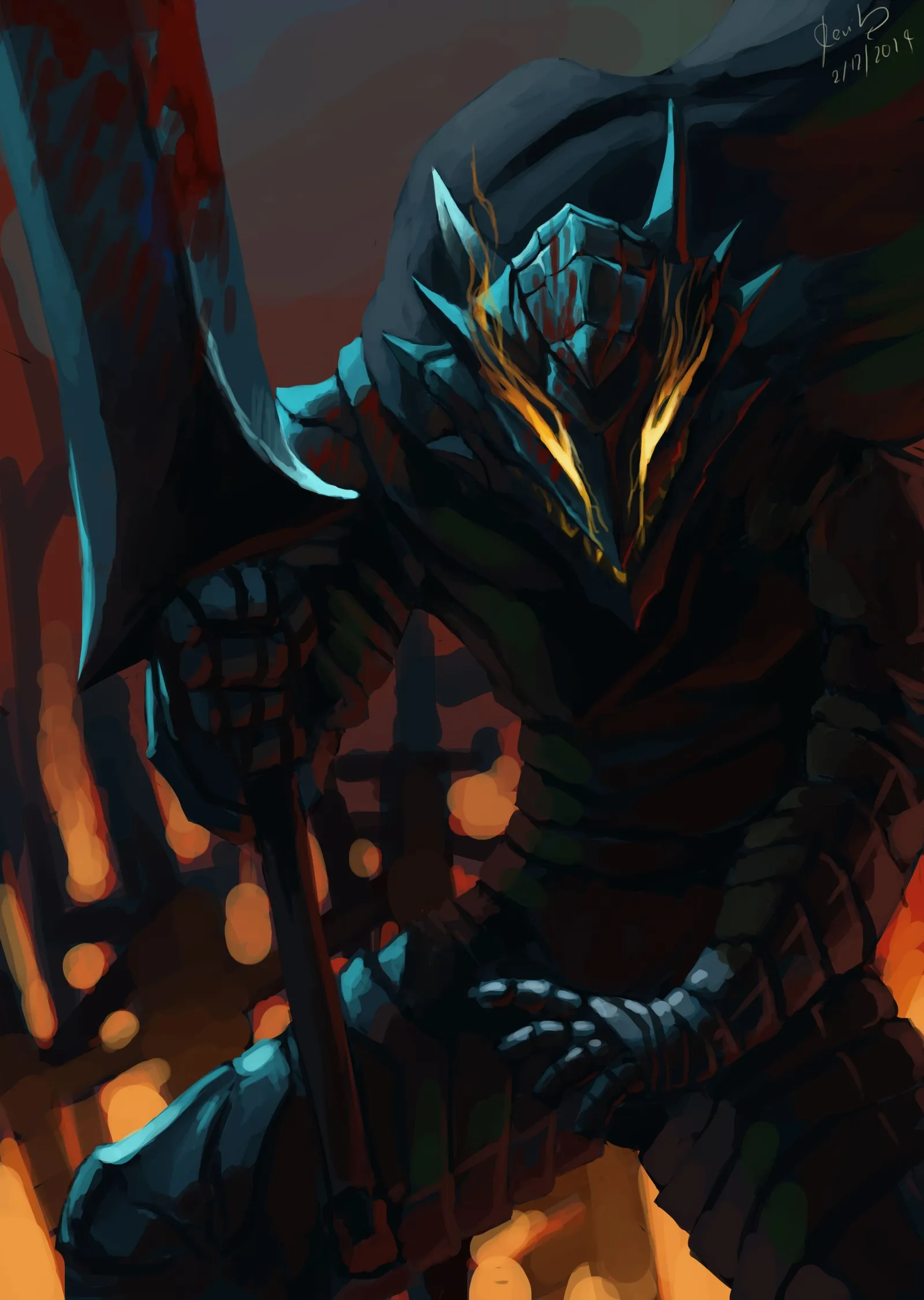 Berserk: Karanlık Savaşçı metal tablo