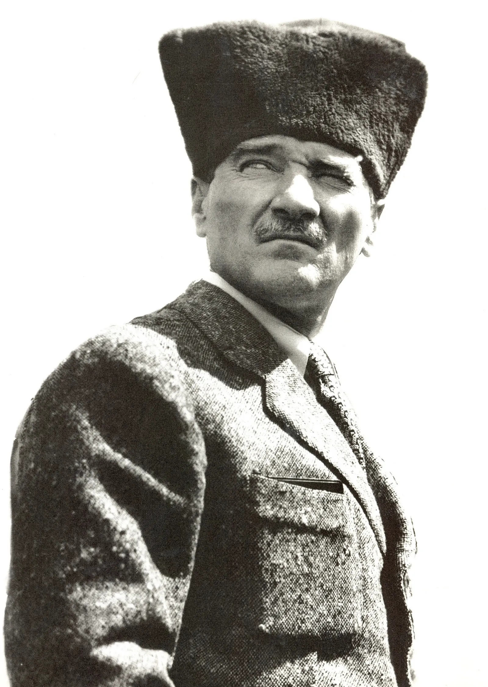 Kalpaklı Mustafa Kemal Atatürk Portresi metal tablo