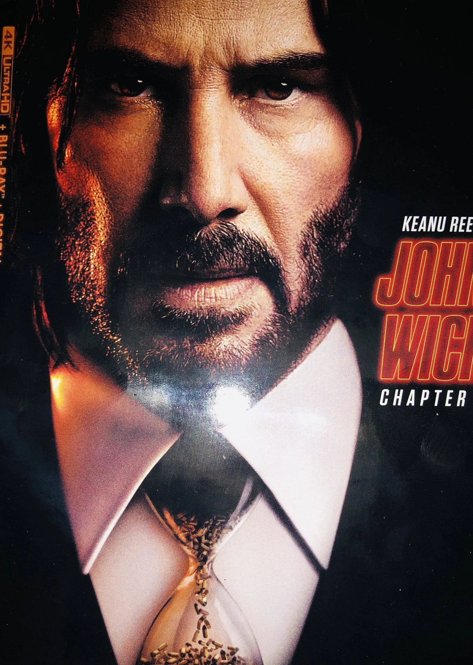 John Wick: Bölüm 4 - Keanu Reeves Yakın Plan Portre metal tablo