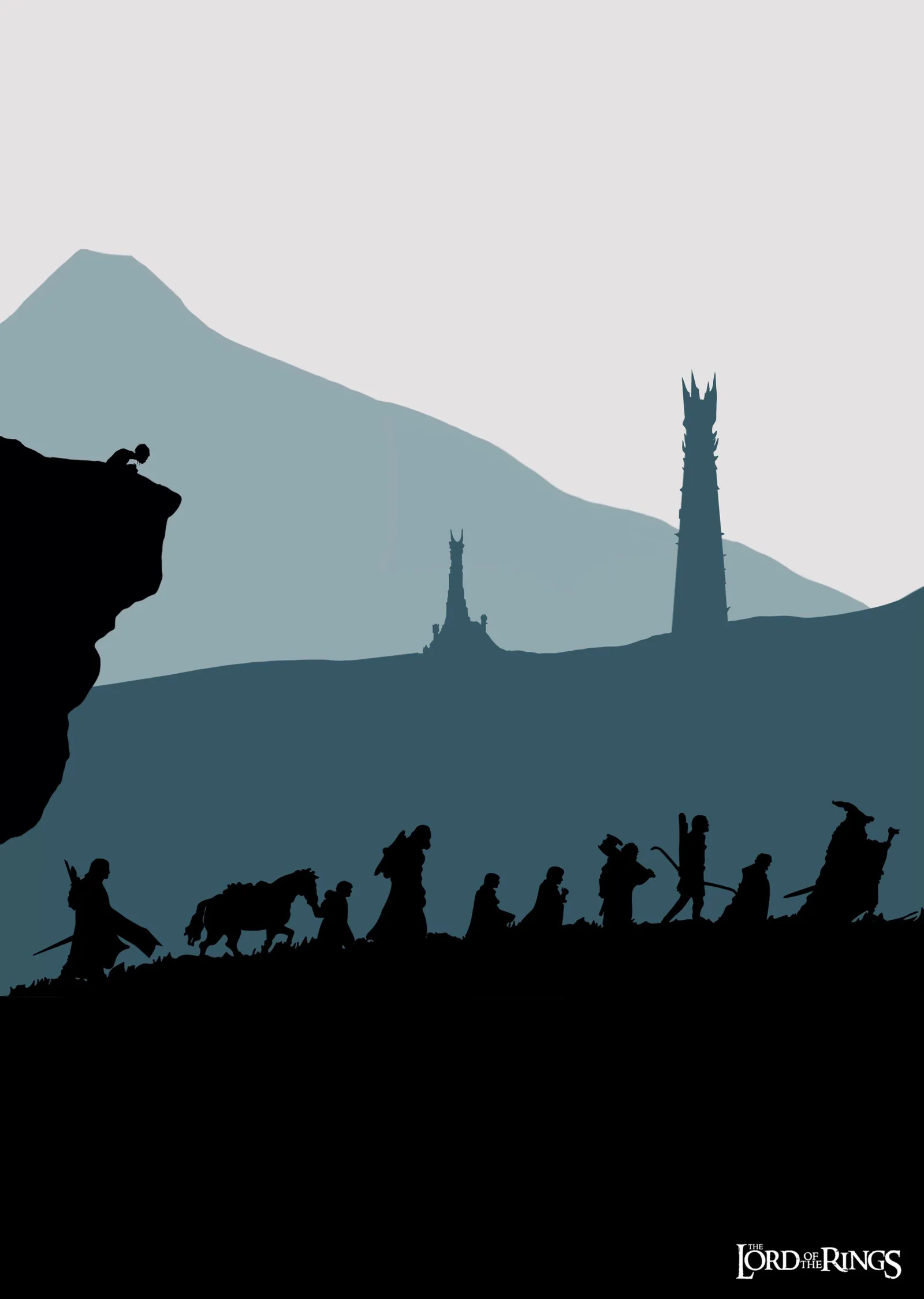 The Lord of the Rings - Yüzüklerin Efendisi metal tablo