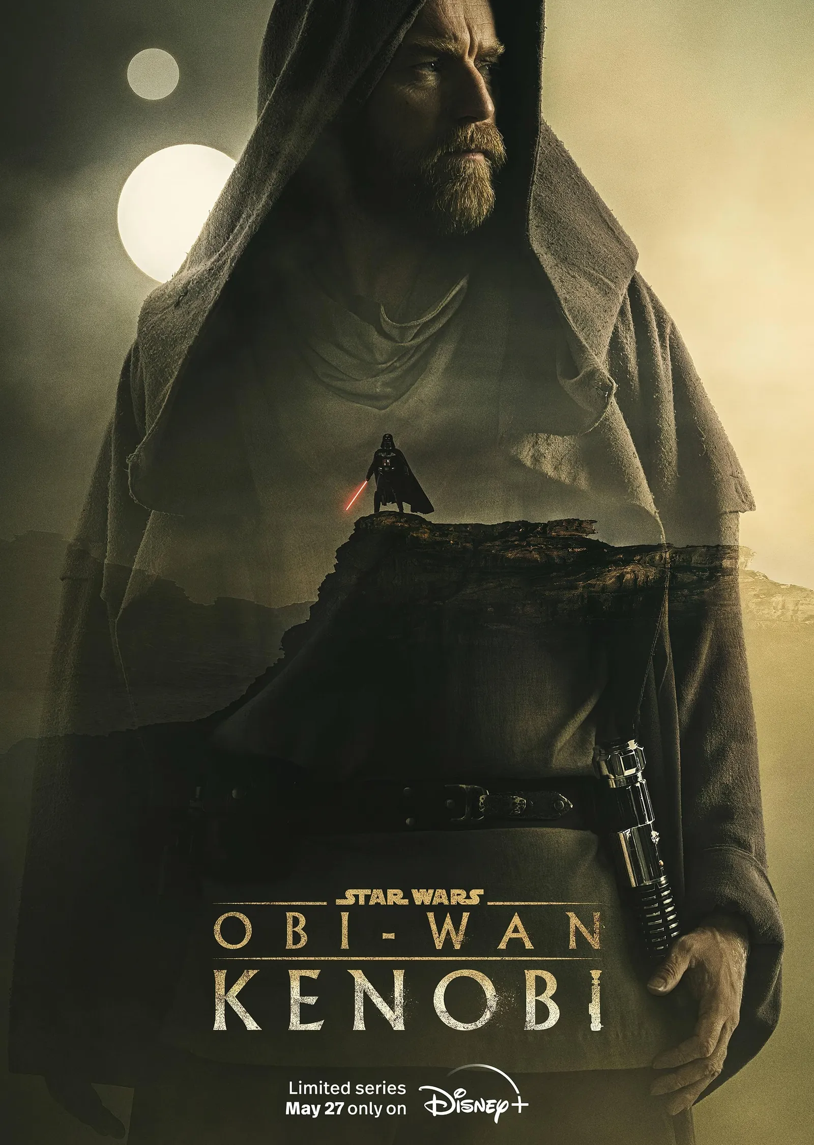 Obi-Wan Kenobi metal tablo