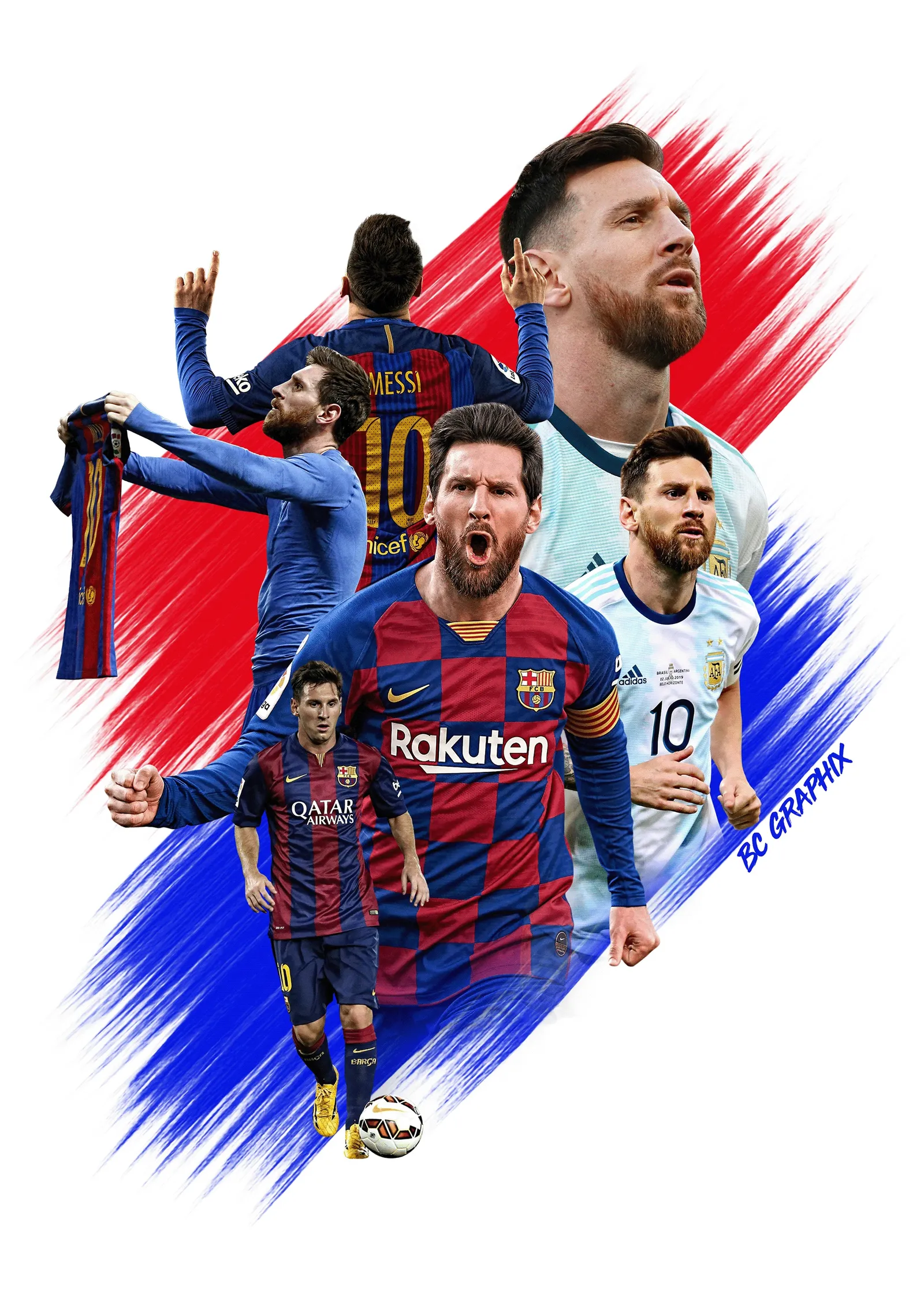 Futbol Efsanesi: Lionel Messi metal tablo