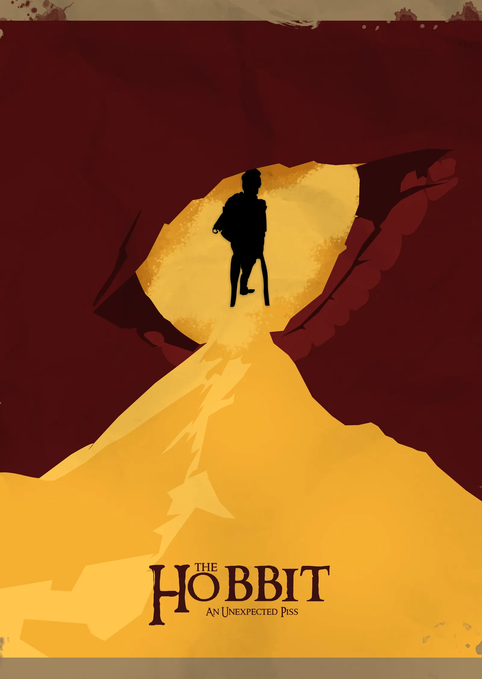 Hobbit: Beklenmedik Yolculuk metal tablo