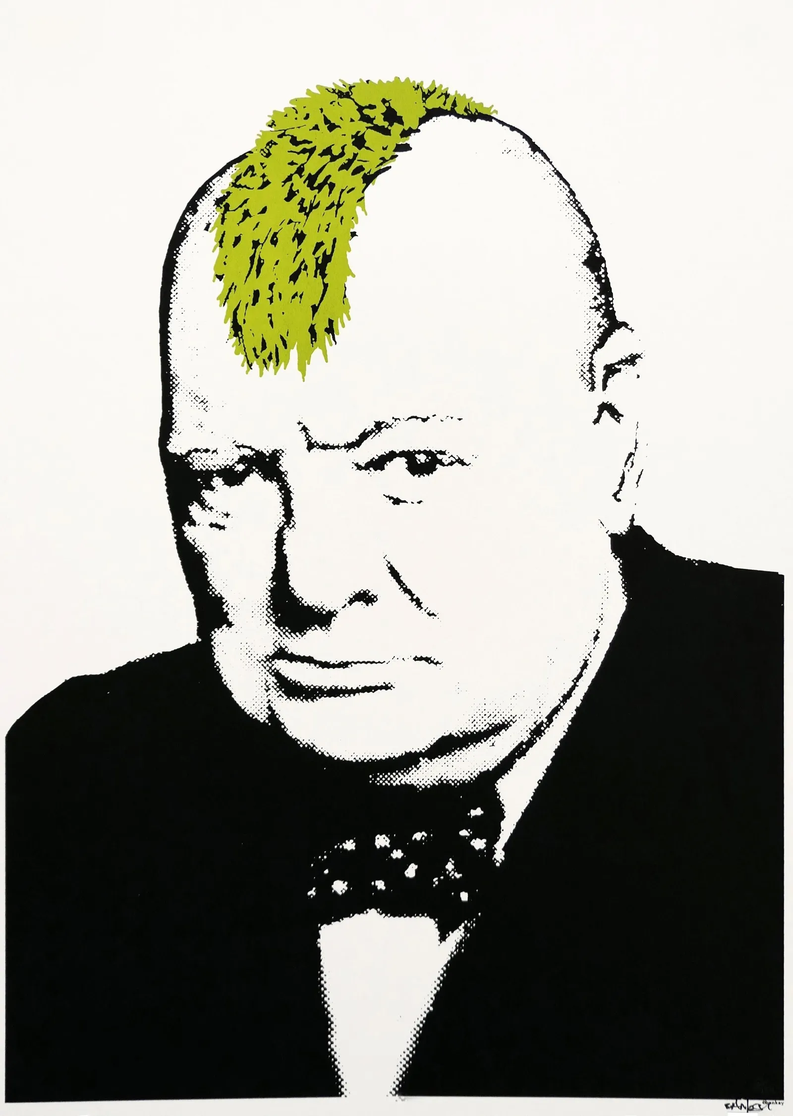 Banksy: Turf War metal tablo