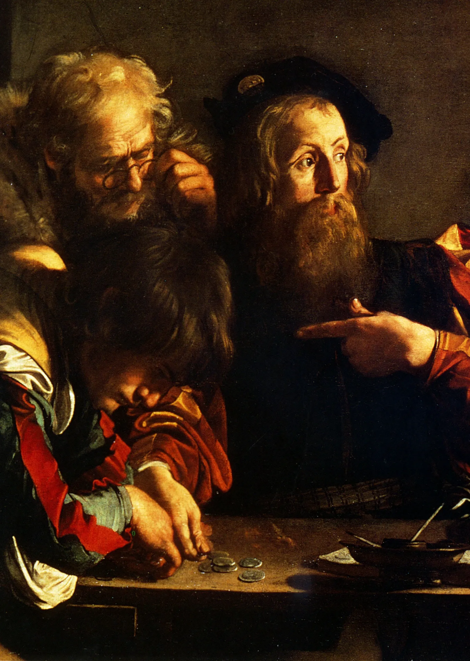 Aziz Matta'nın Çağrılışı (1600) - Caravaggio metal tablo