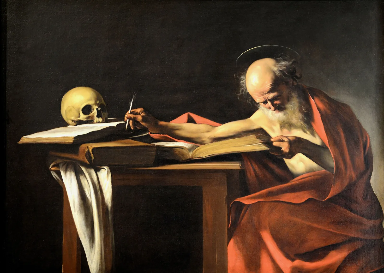 Aziz Jerome - Caravaggio metal tablo