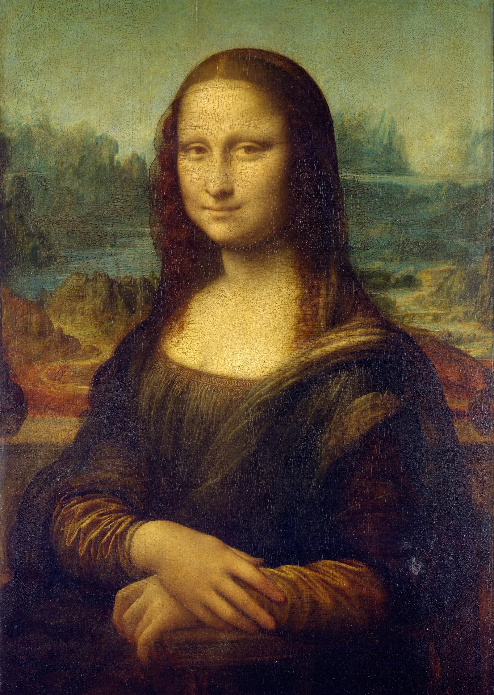 Mona Lisa metal tablo