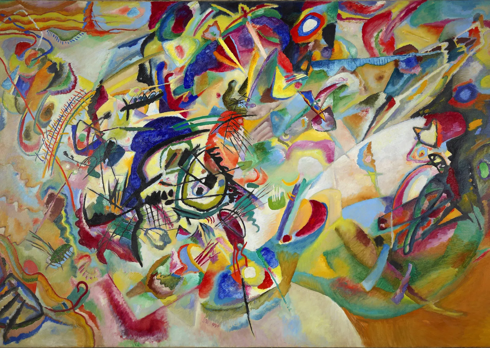Kompozisyon VII - Kandinsky metal tablo