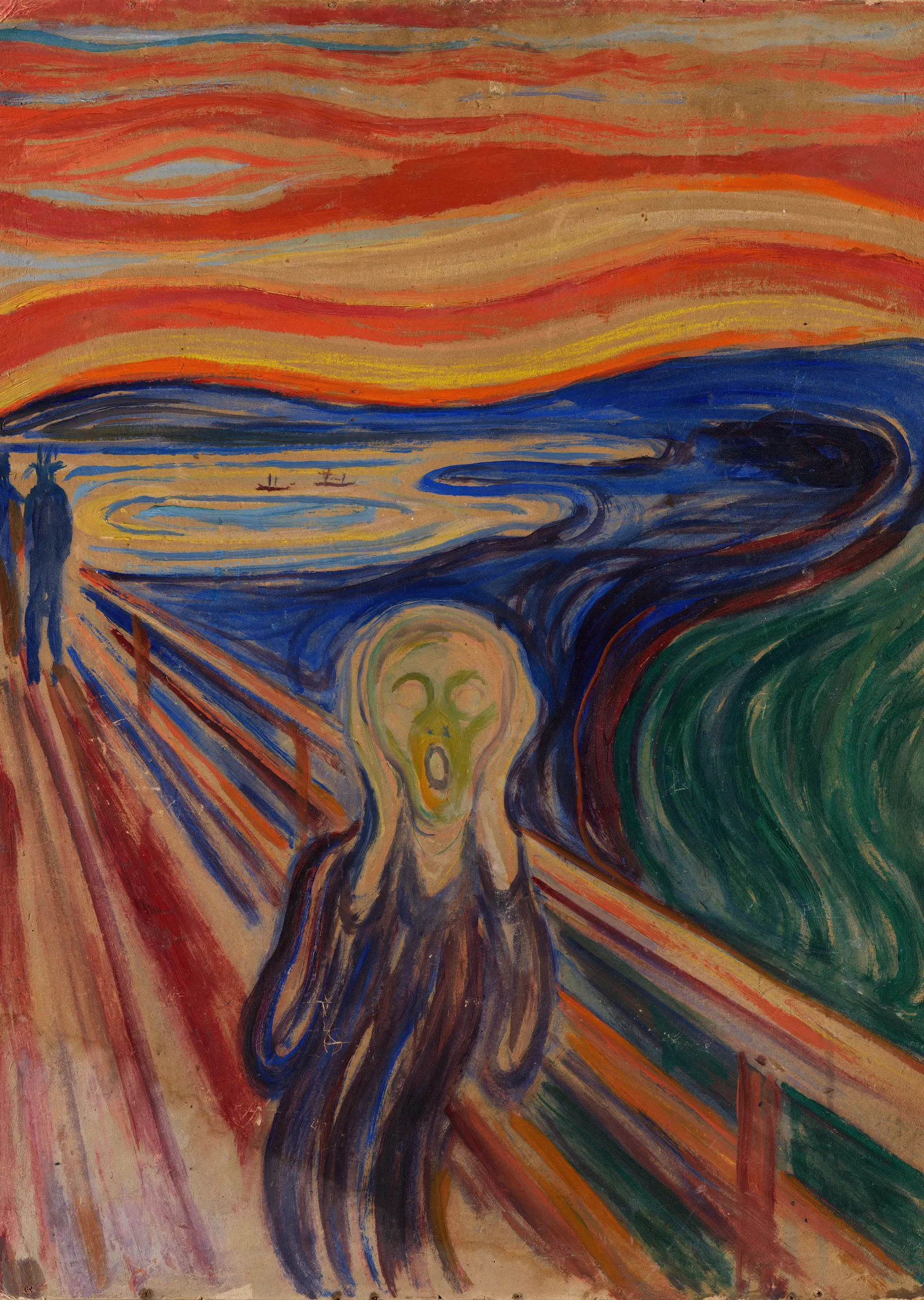 Çığlık - Edvard Munch metal tablo