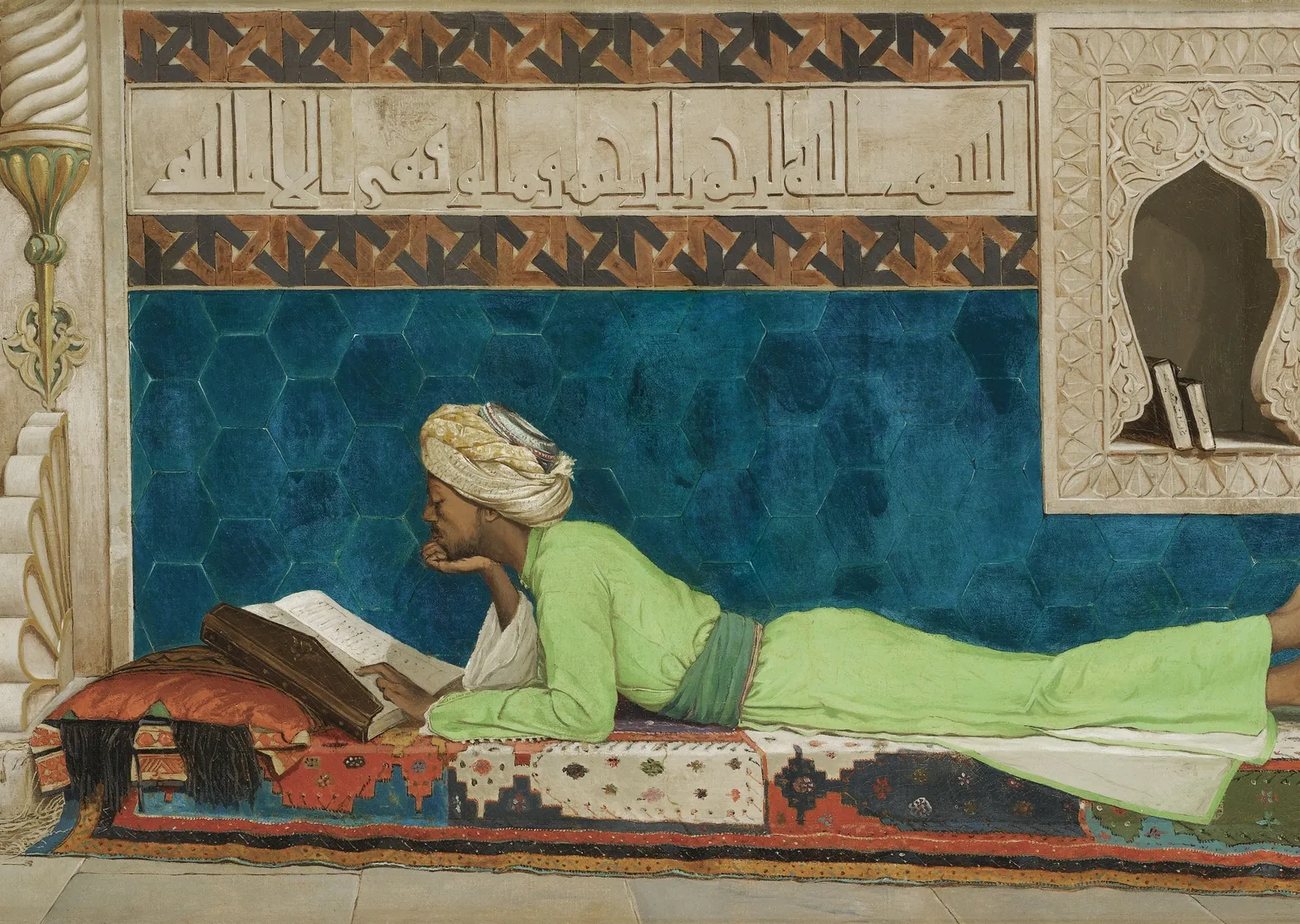 Bilgeler - Osman Hamdi Bey metal tablo
