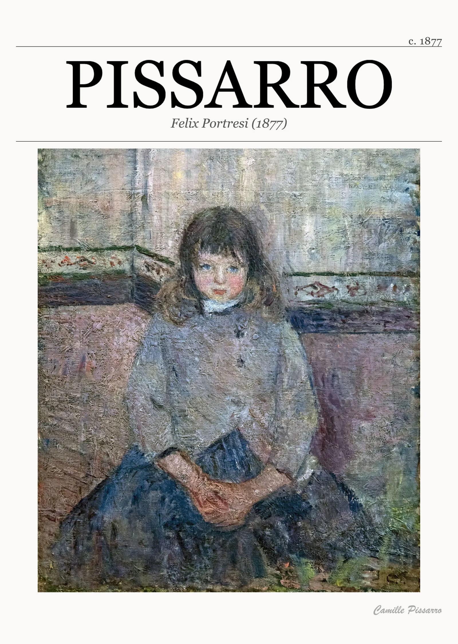 Felix Portresi (1877) metal tablo