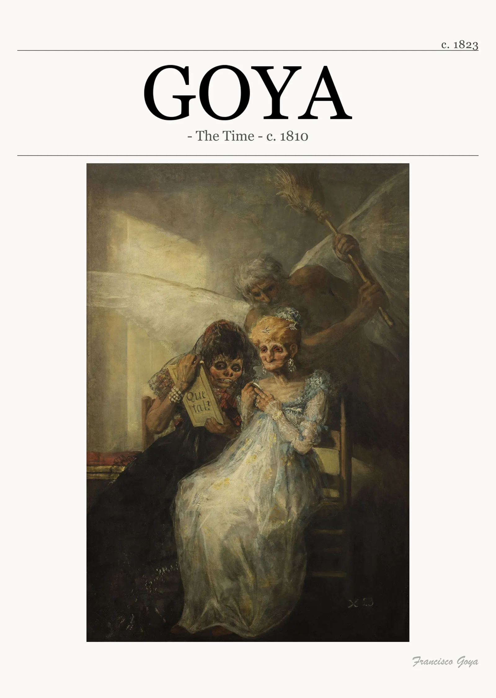 Zaman - Goya metal tablo