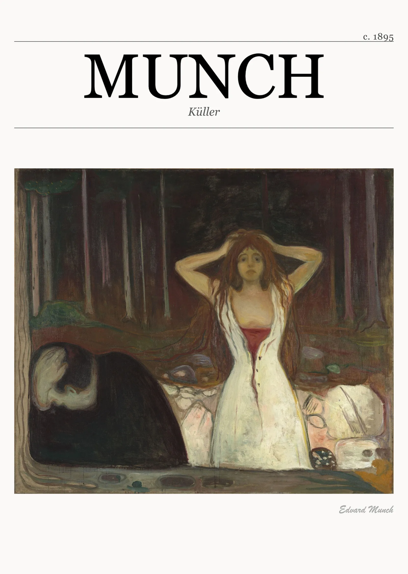 Küller - Munch metal tablo