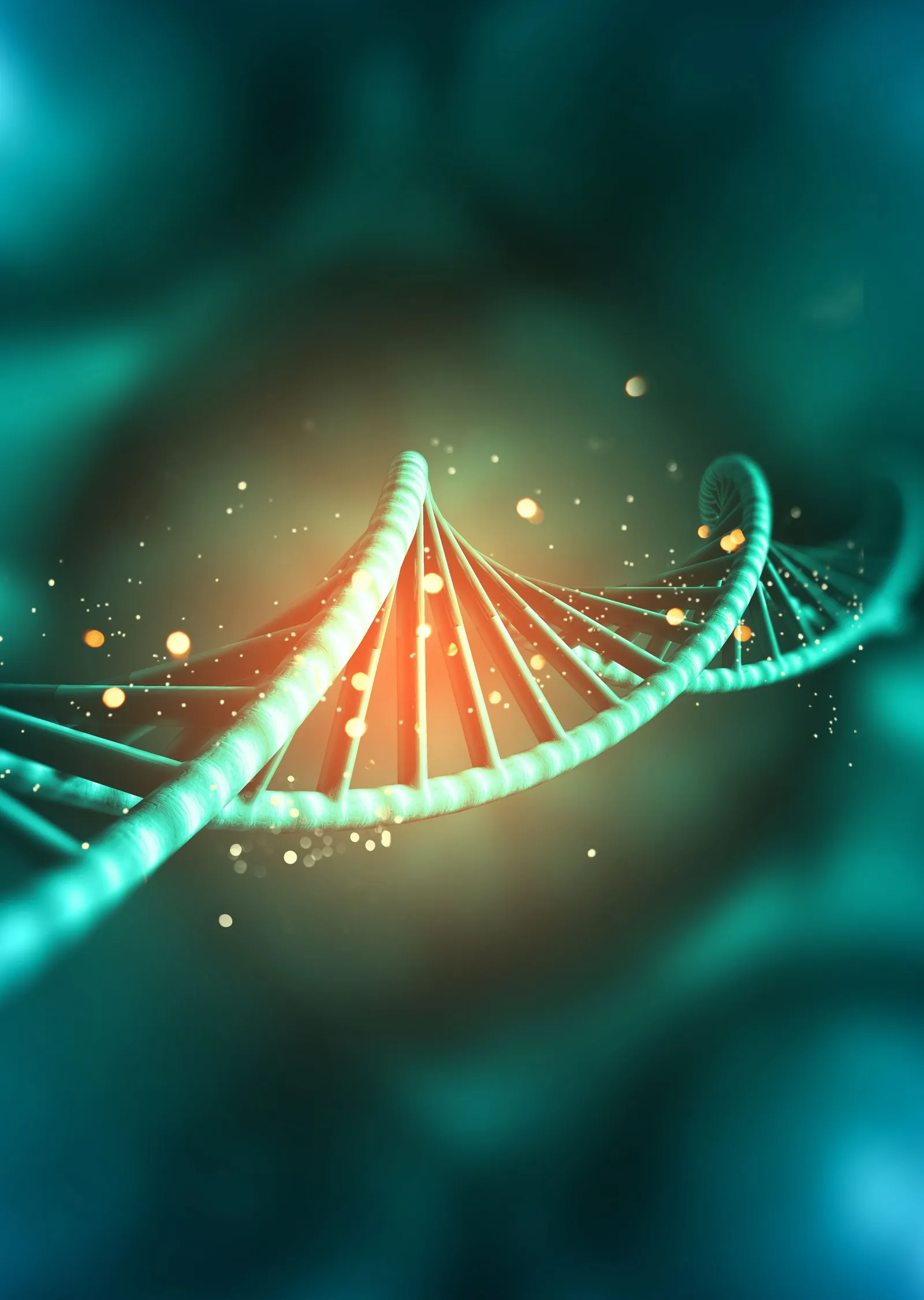 DNA Çift Sarmalı metal tablo
