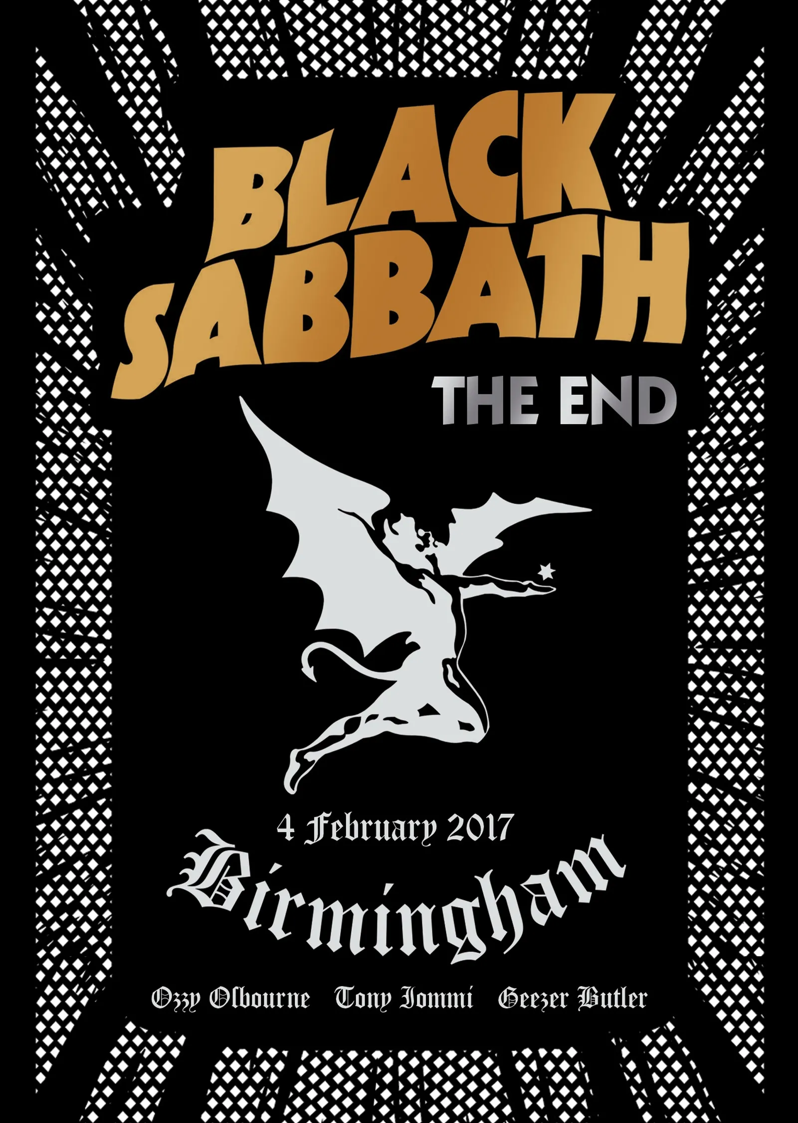 Black Sabbath: Birmingham Konseri metal tablo