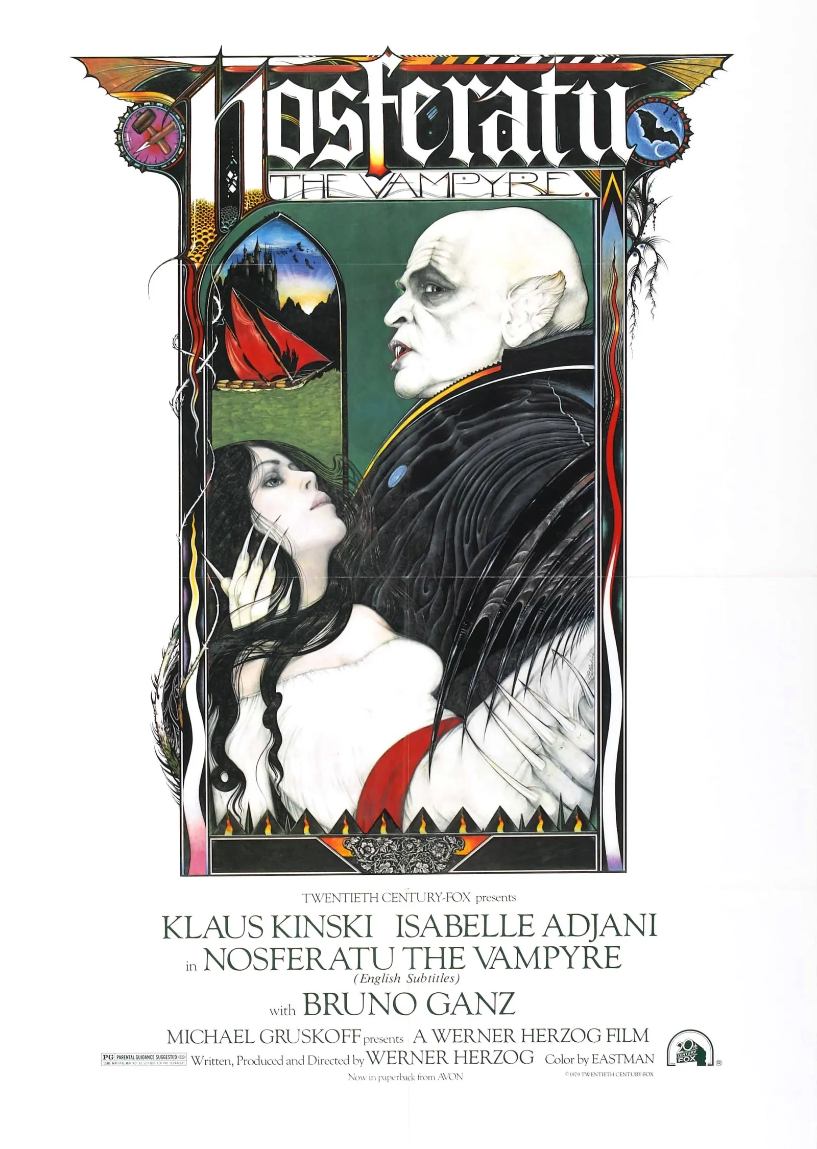 Nosferatu: Vampirin Gölgeleri metal tablo