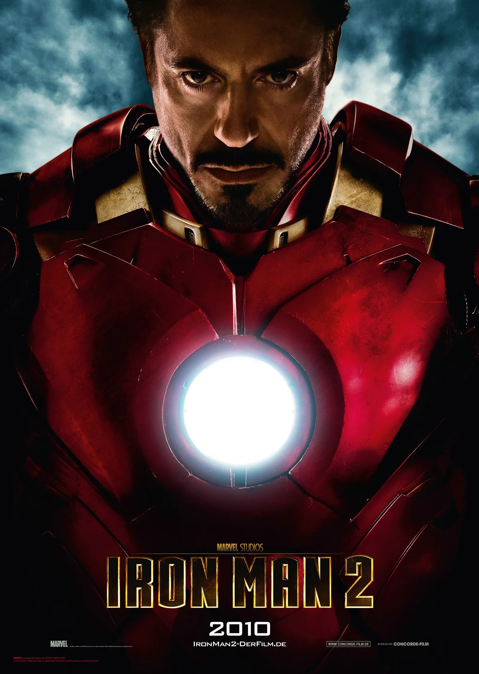 Iron Man 2 Film Afişi metal tablo