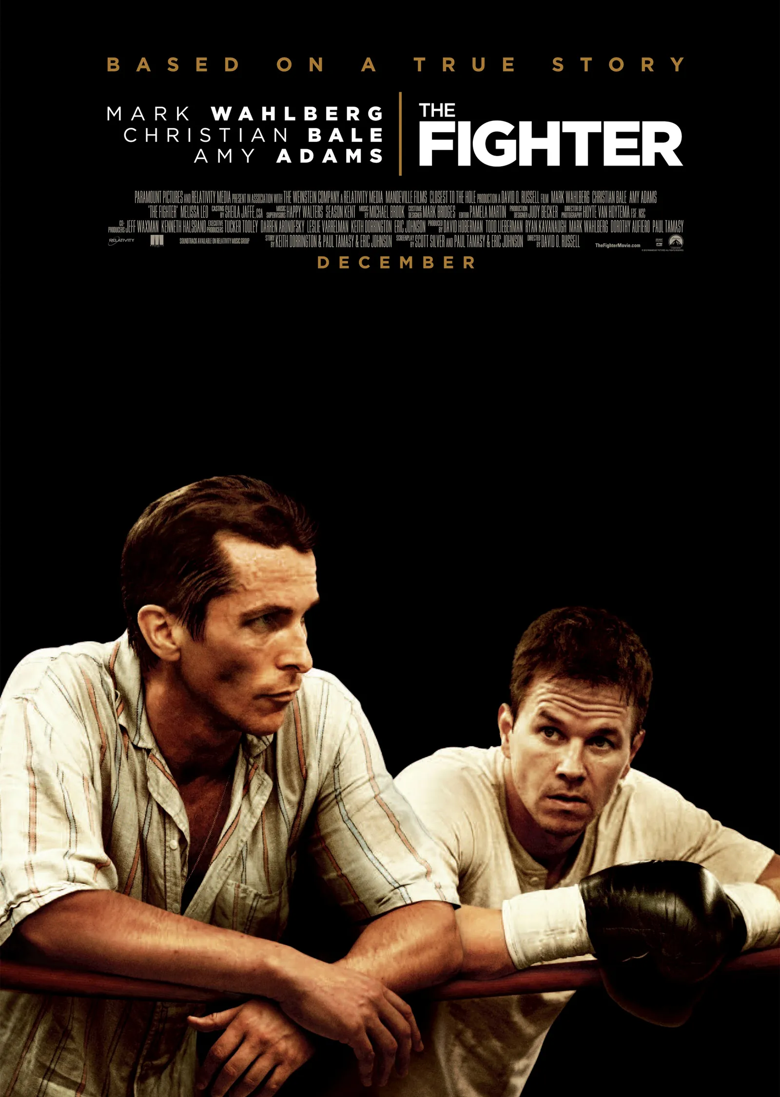 The Fighter Film Afişi metal tablo