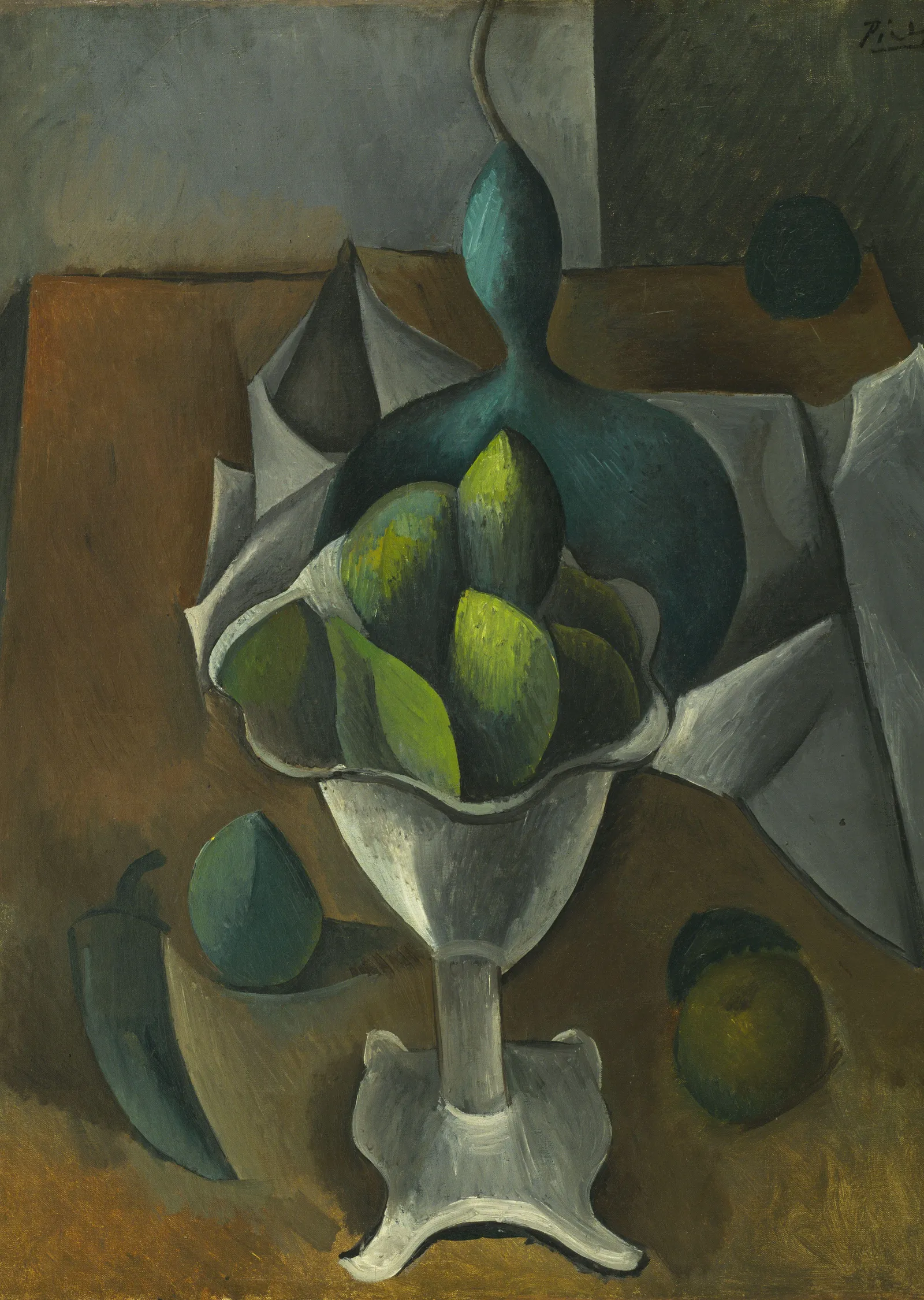 Picasso: Meyve Kasesi metal tablo