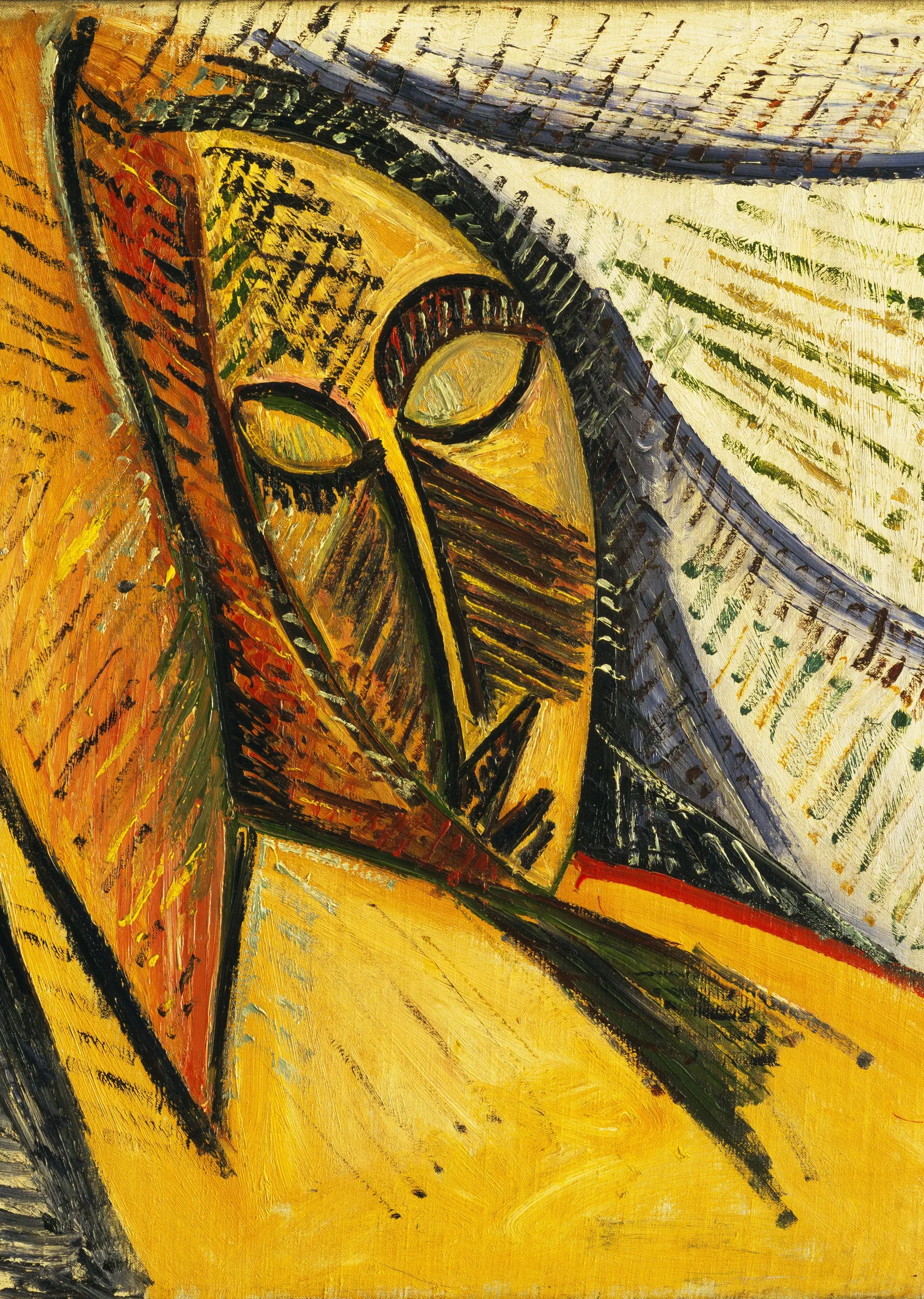 Picasso: Uyuyan Kadın Başı metal tablo