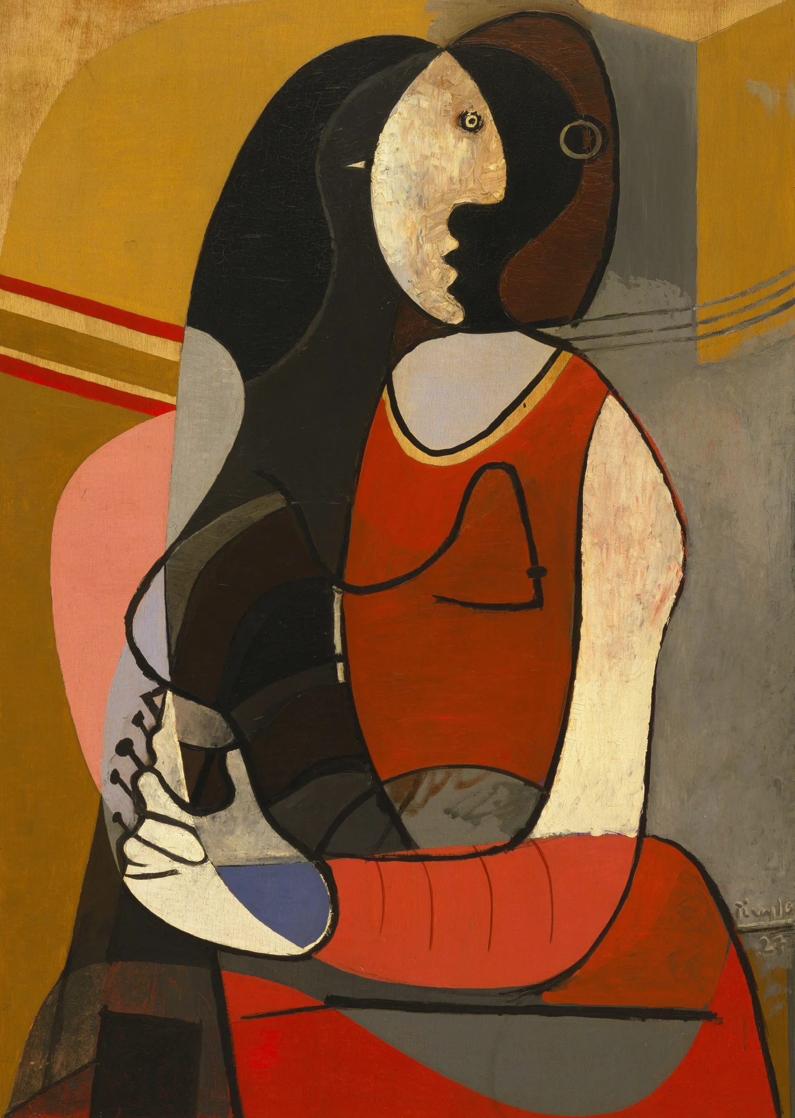 Picasso'nun İki Kadını metal tablo