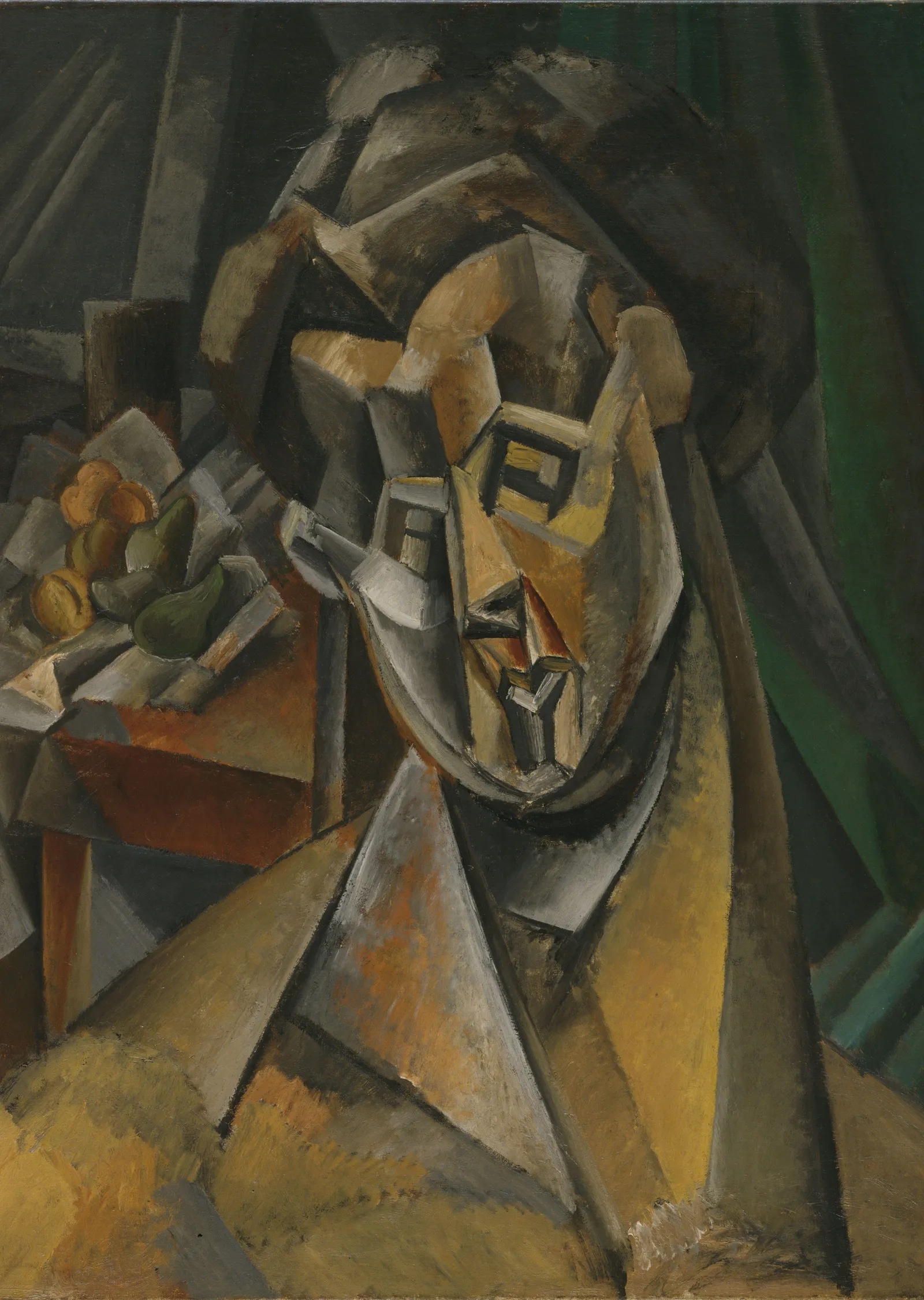 Museum of Modern Art: Kübist Portre - Picasso metal tablo
