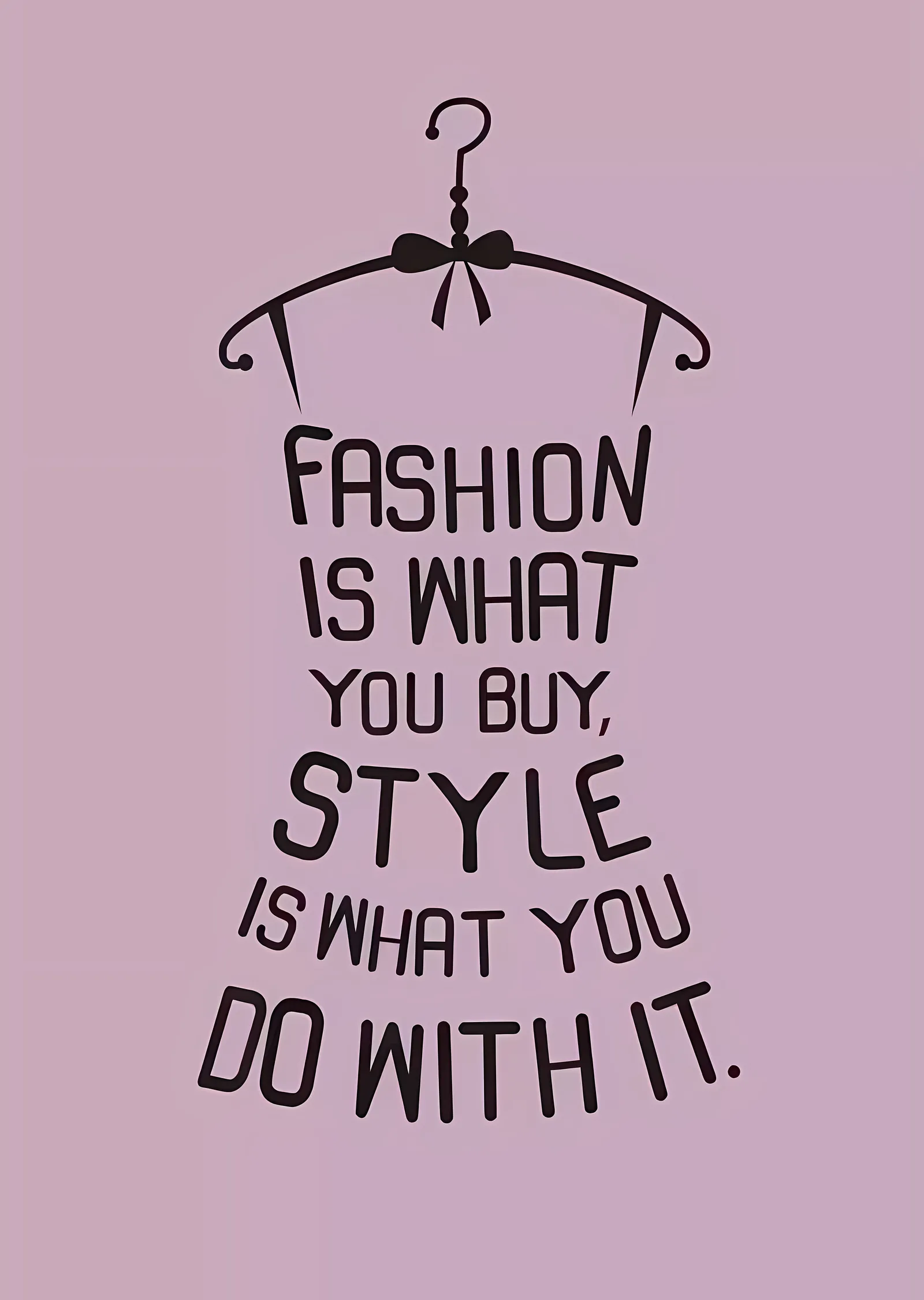 Fashion Style metal tablo