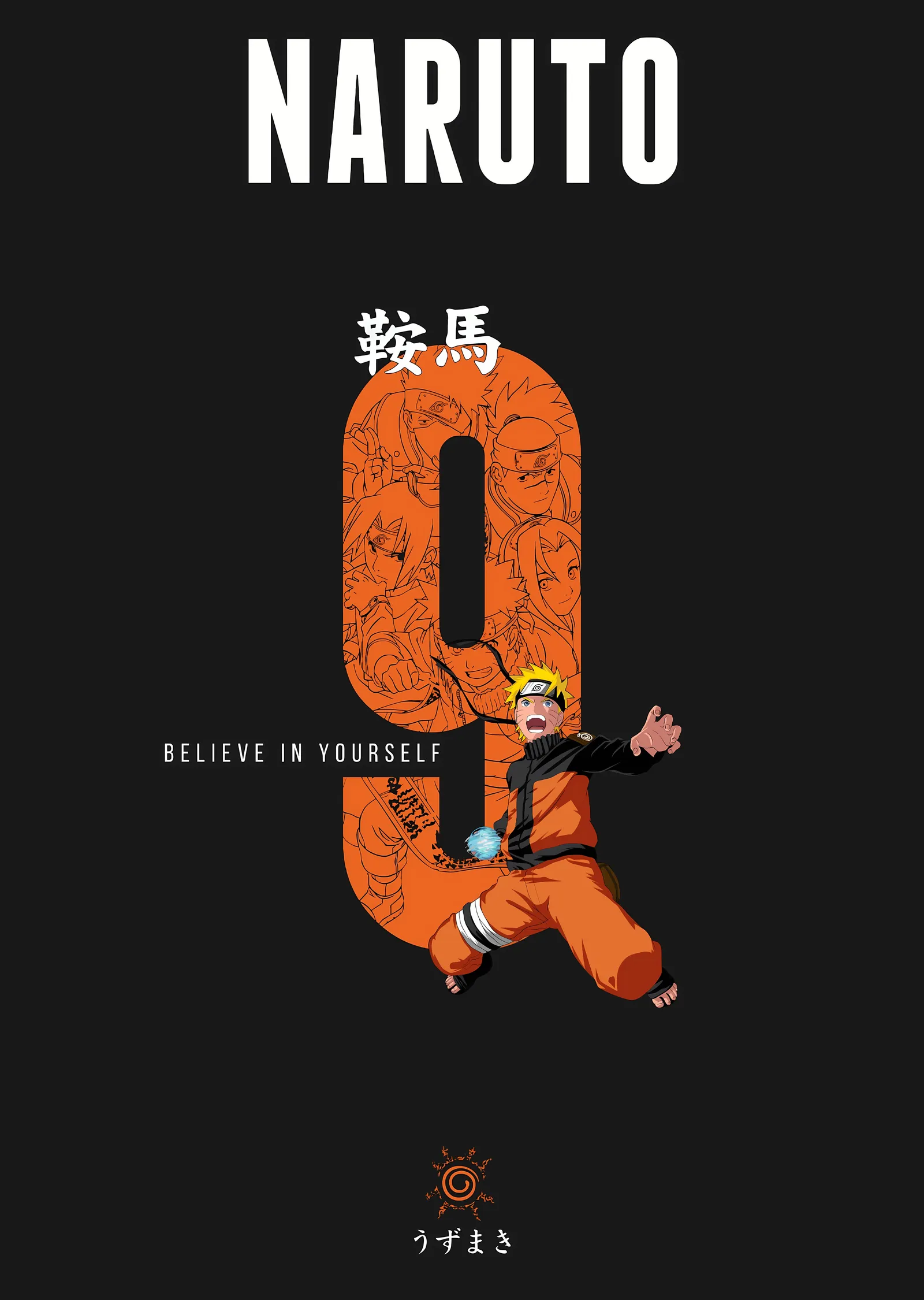 Naruto: İnan Kendine metal tablo