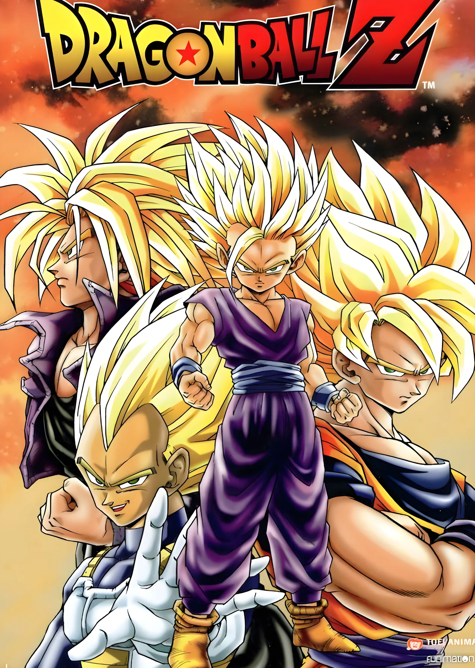 Dragon Ball Z: Gohan ve Arkadaşları metal tablo