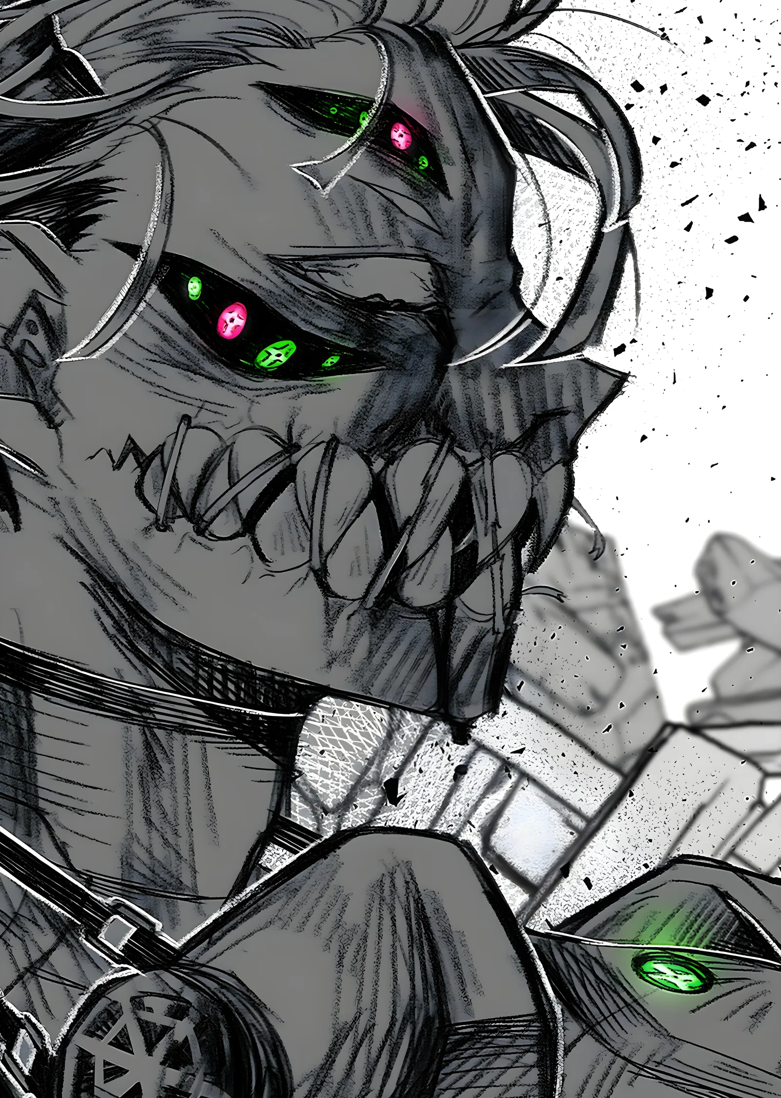 Kaiju No 8: Özel Görüntü metal tablo
