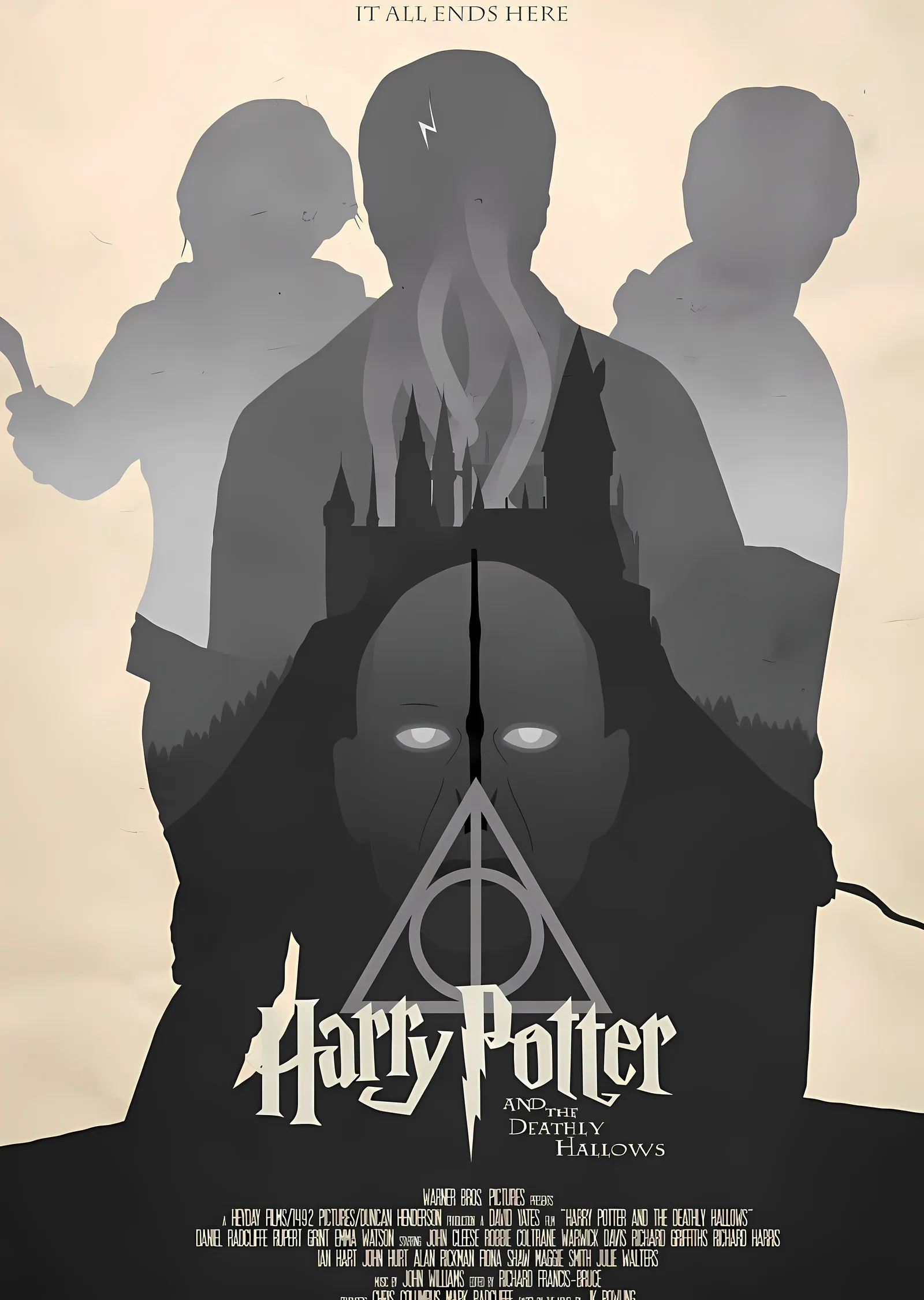 Harry Potter ve Ölüm Yadigarları: Son Savaş metal tablo