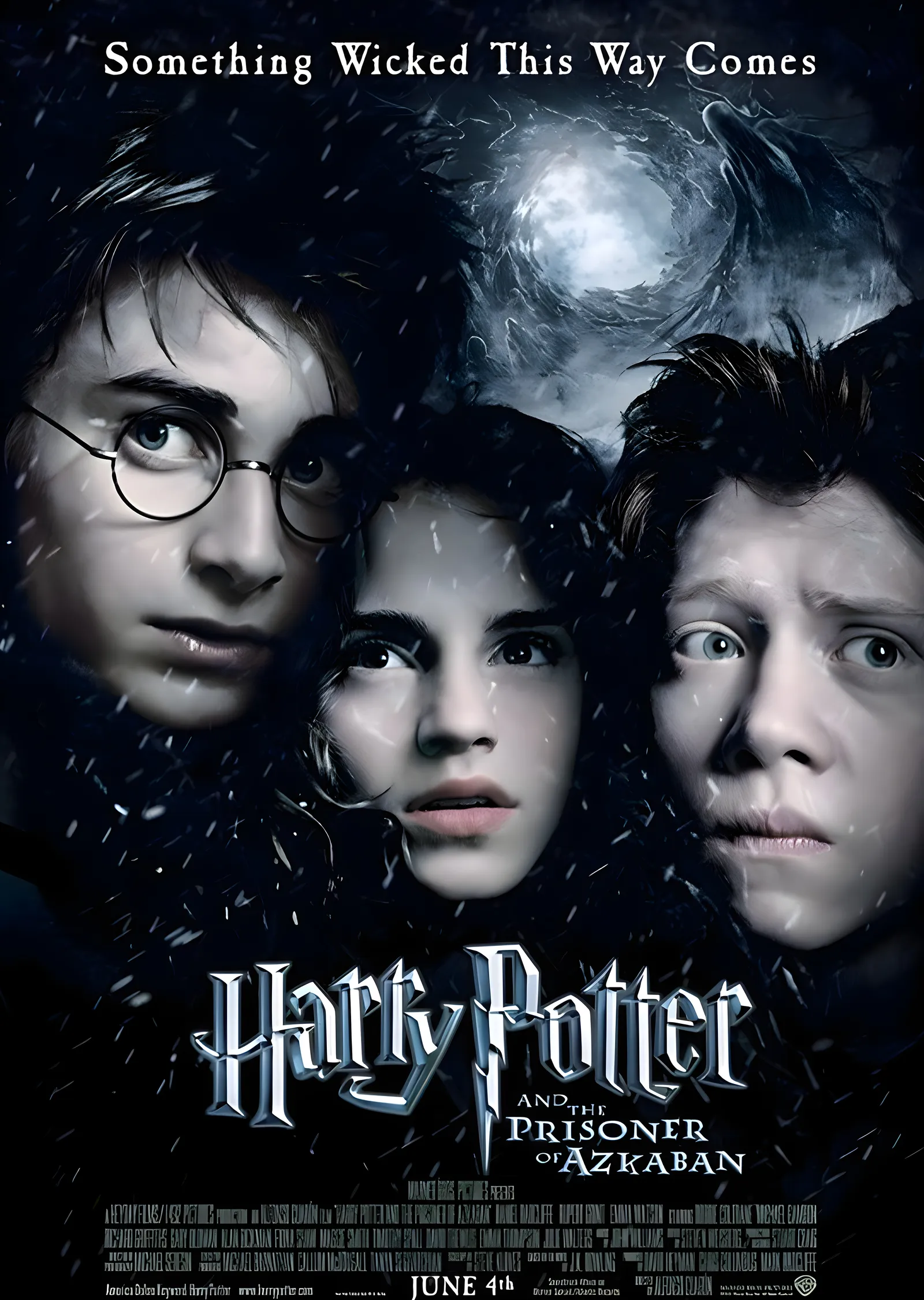 Harry Potter and the Prisoner of Azkaban - Üç Arkadaşın metal tablo