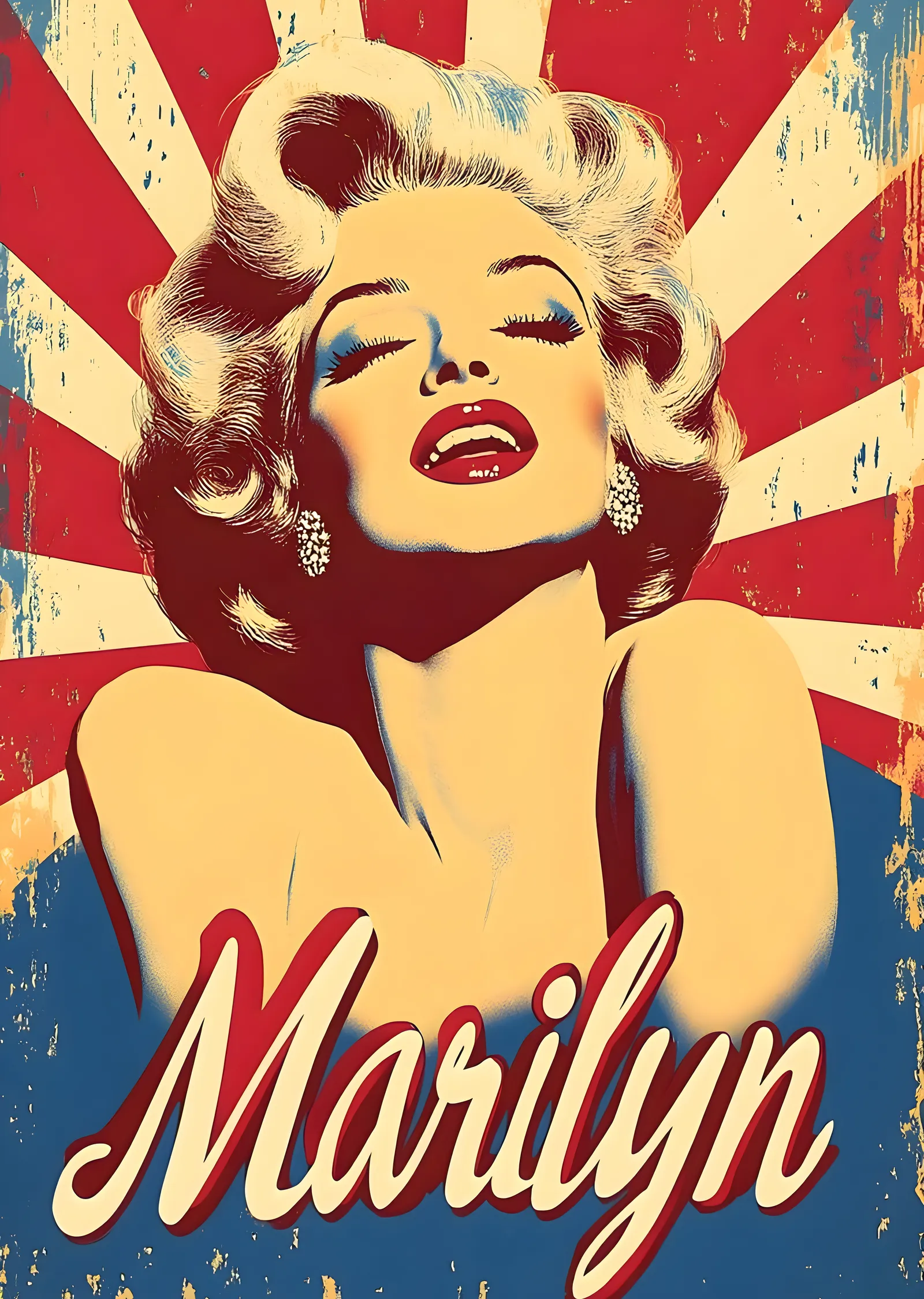 Marilyn metal tablo