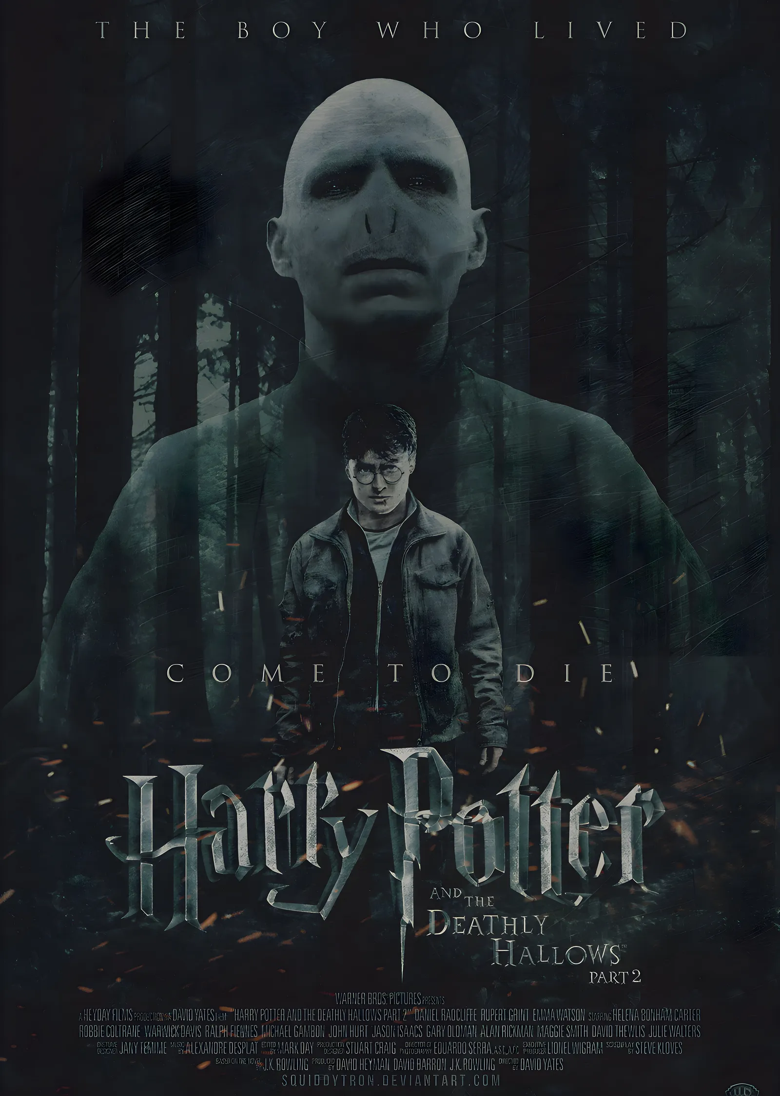 Harry Potter ve Ölüm Yadigarları: Bölüm 2 metal tablo