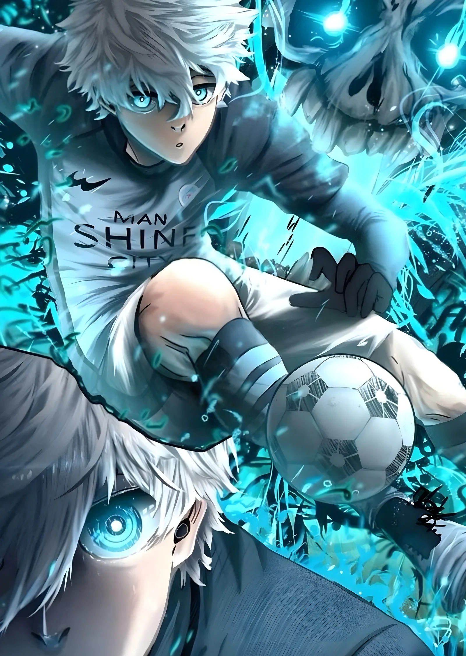 Blue Lock: Nagi Seishiro Güç Patlaması metal tablo
