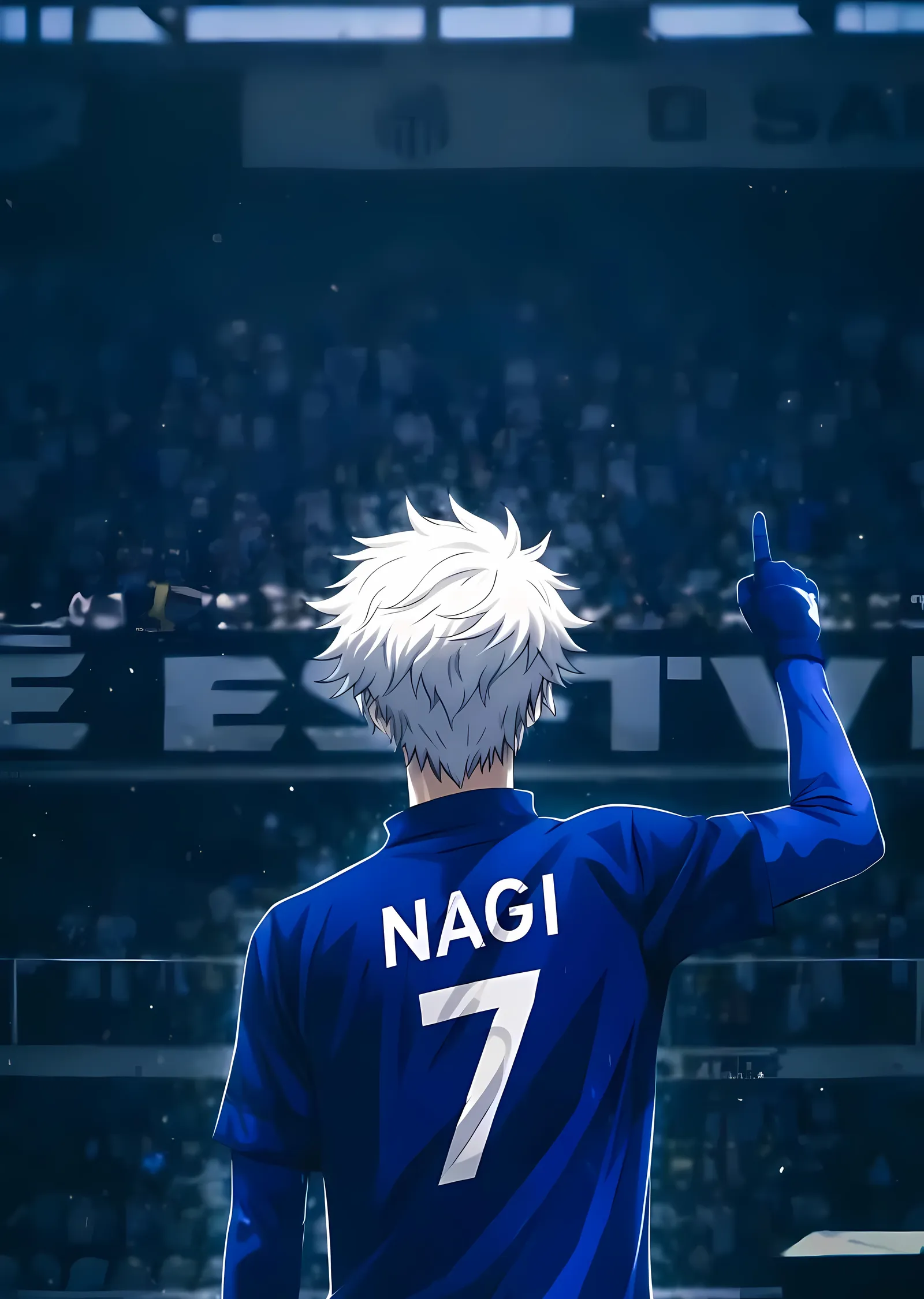 Nagi Seishiro: Mavi Sahada Yükselen Yıldız metal tablo