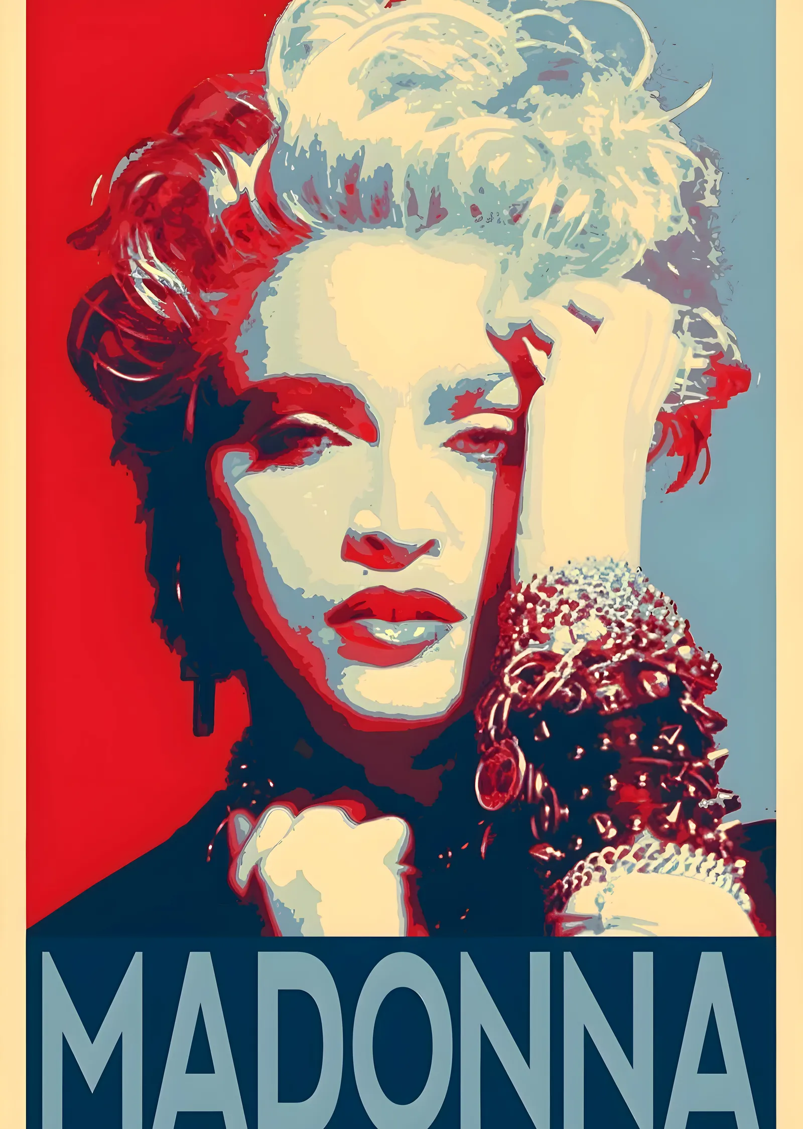 Madonna: 80'ler İkonu metal tablo