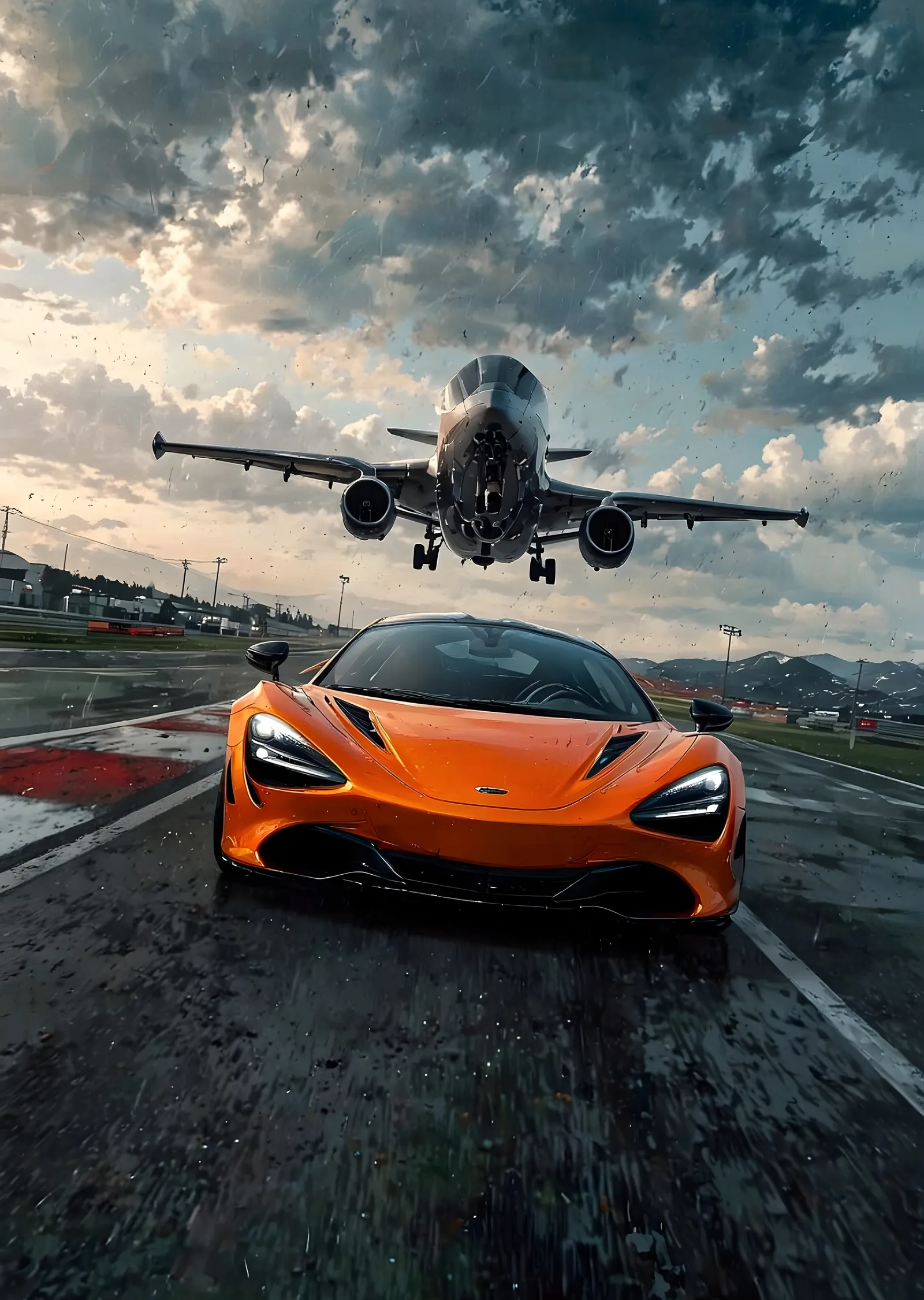 McLaren: Pistte Güç ve Hız metal tablo