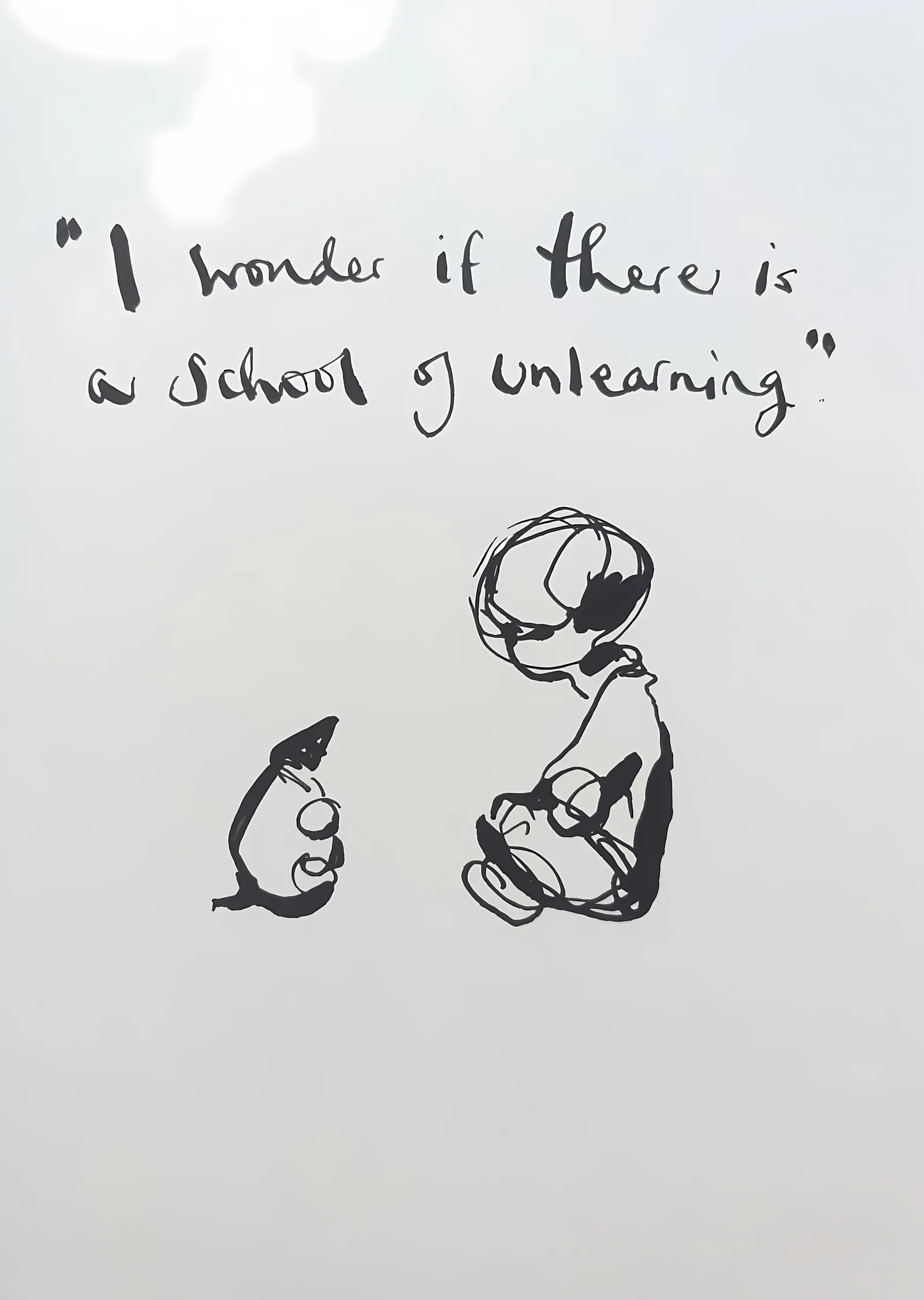 The Boy, the Mole, the Fox and the Horse: Unlearning metal tablo