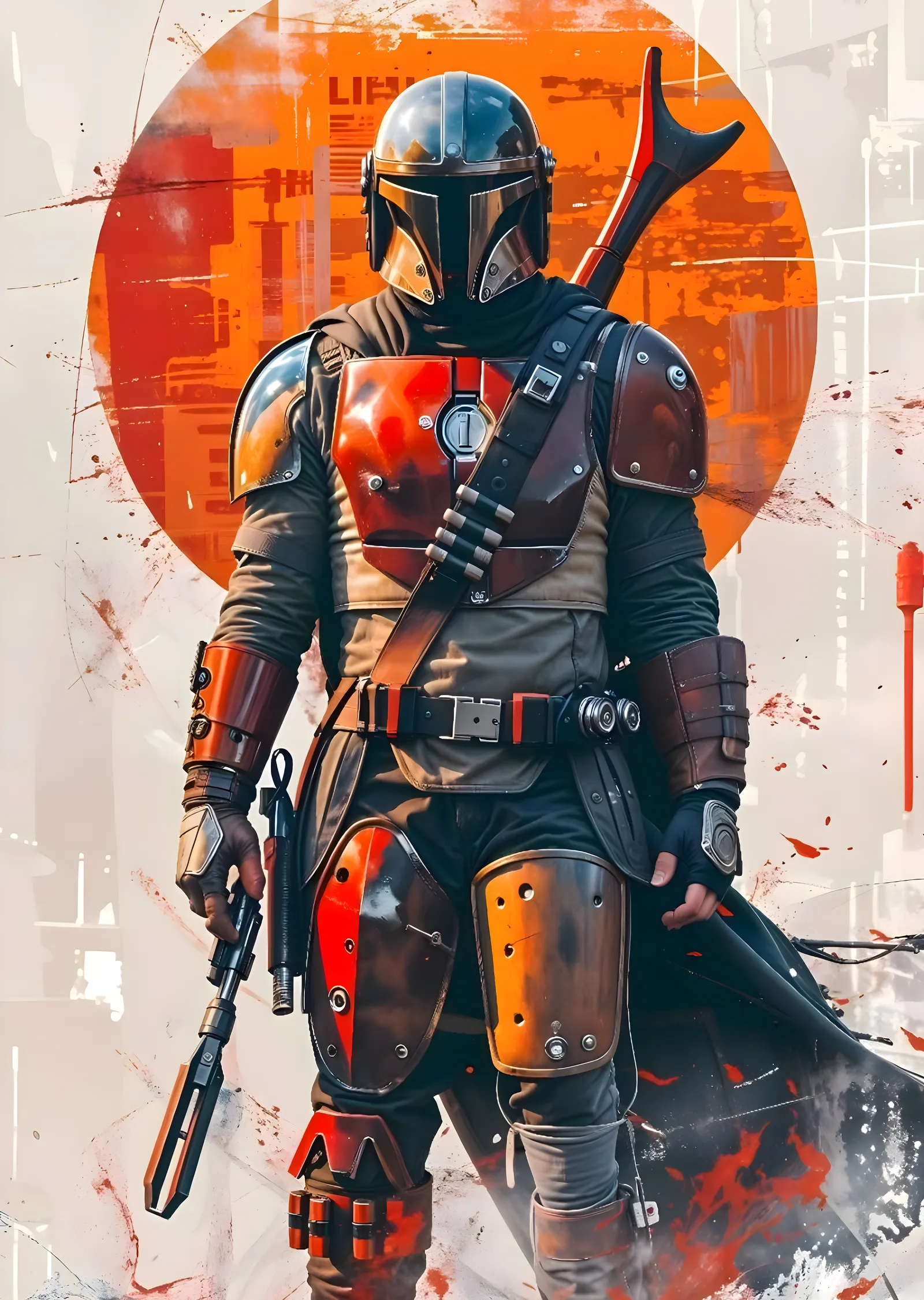 Mandalorian: Kavgaya Hazır metal tablo