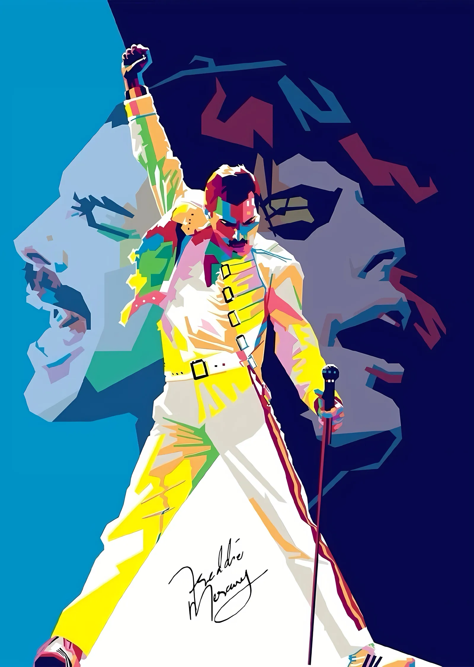Freddie Mercury: Kollar Havada metal tablo